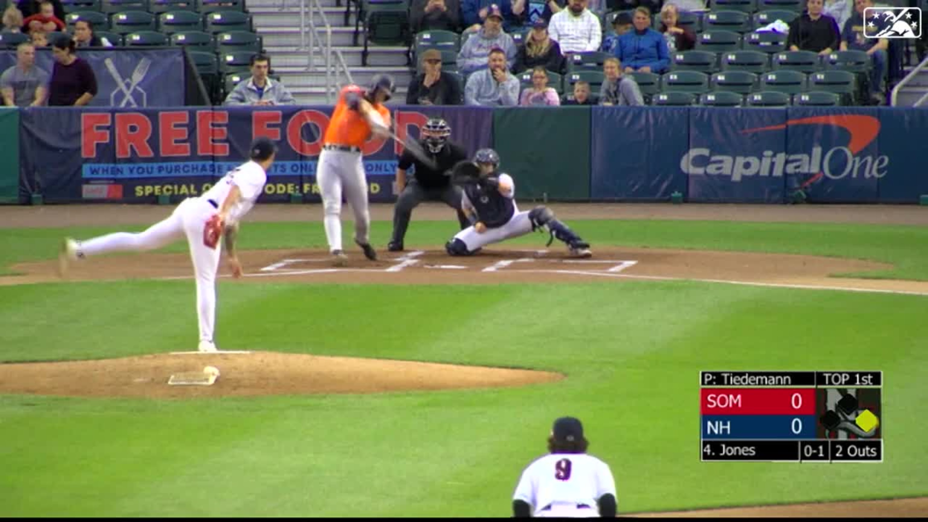 Spencer Jones' two-run homer, 09/15/2023