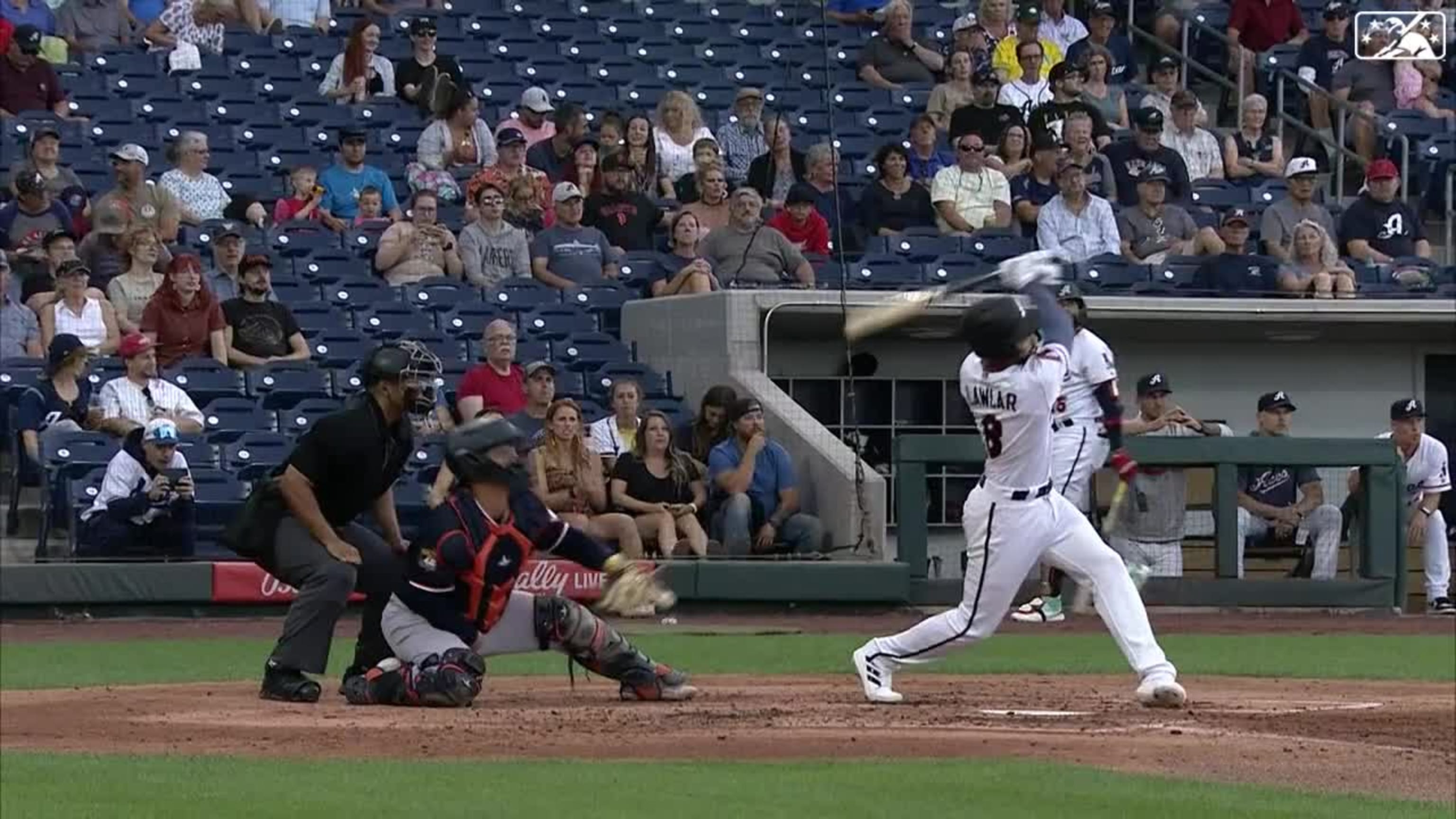 MLB's top prospect crushes first career home run