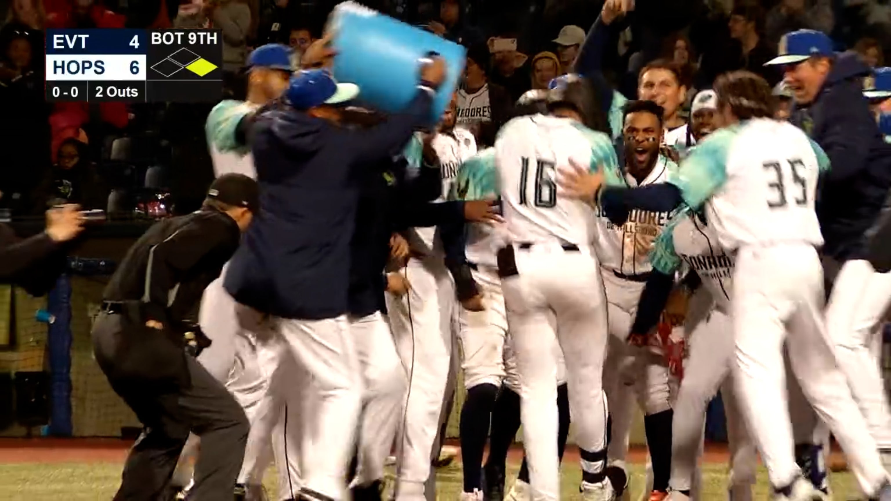 Jacen Roberson's walk-off homer gives Hillsboro Hops 6th win in a row 