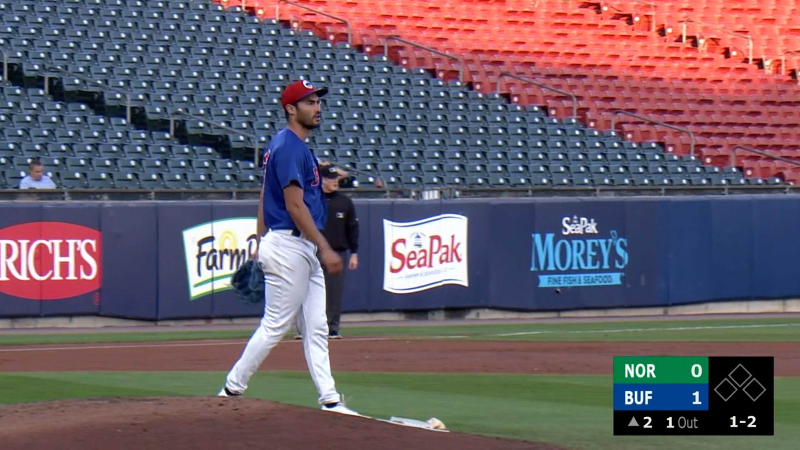 Syracuse Mets vs Buffalo Bison on National Hot Dog Day 