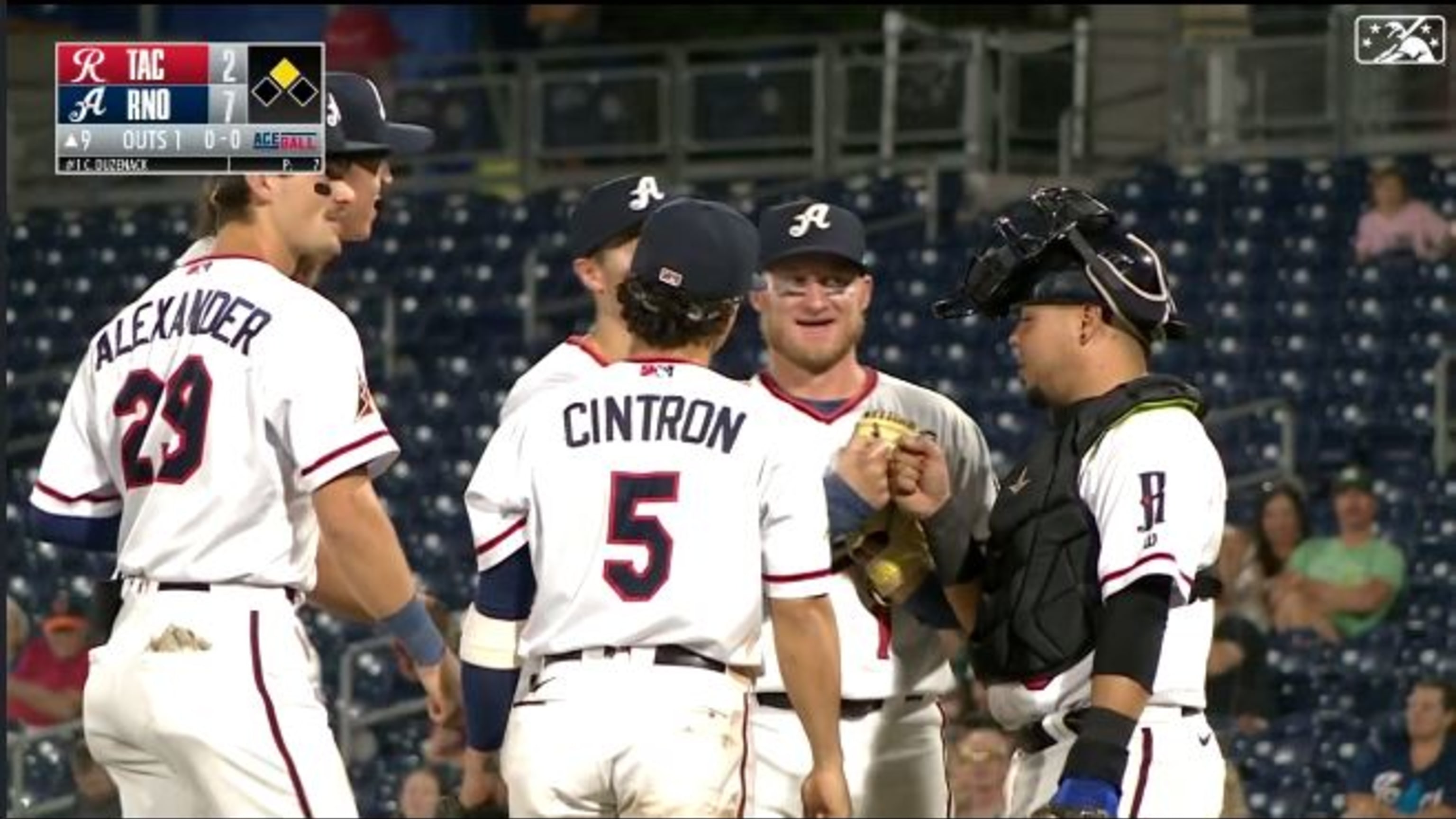 The Reno Aces hats were left - Minor League Baseball