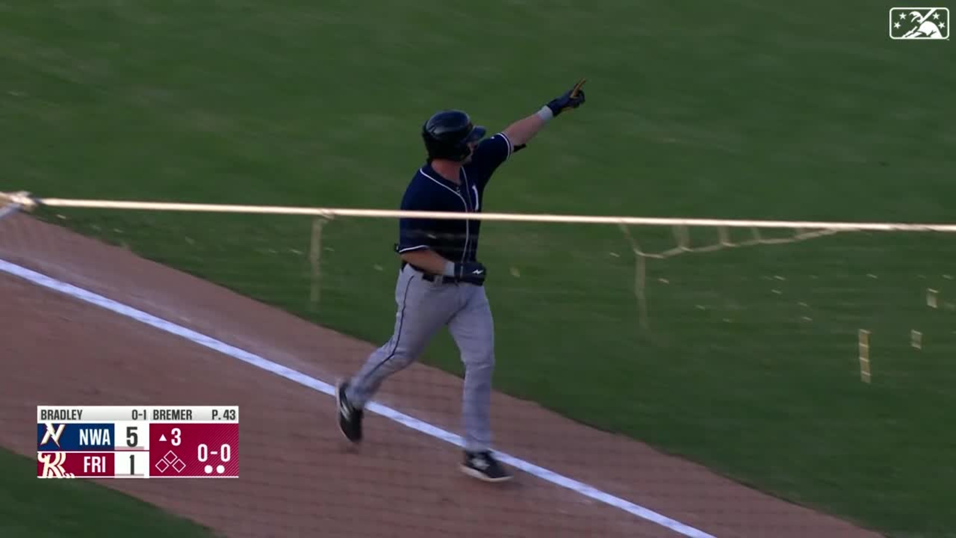 Cayden Wallace's solo home run, 07/22/2023