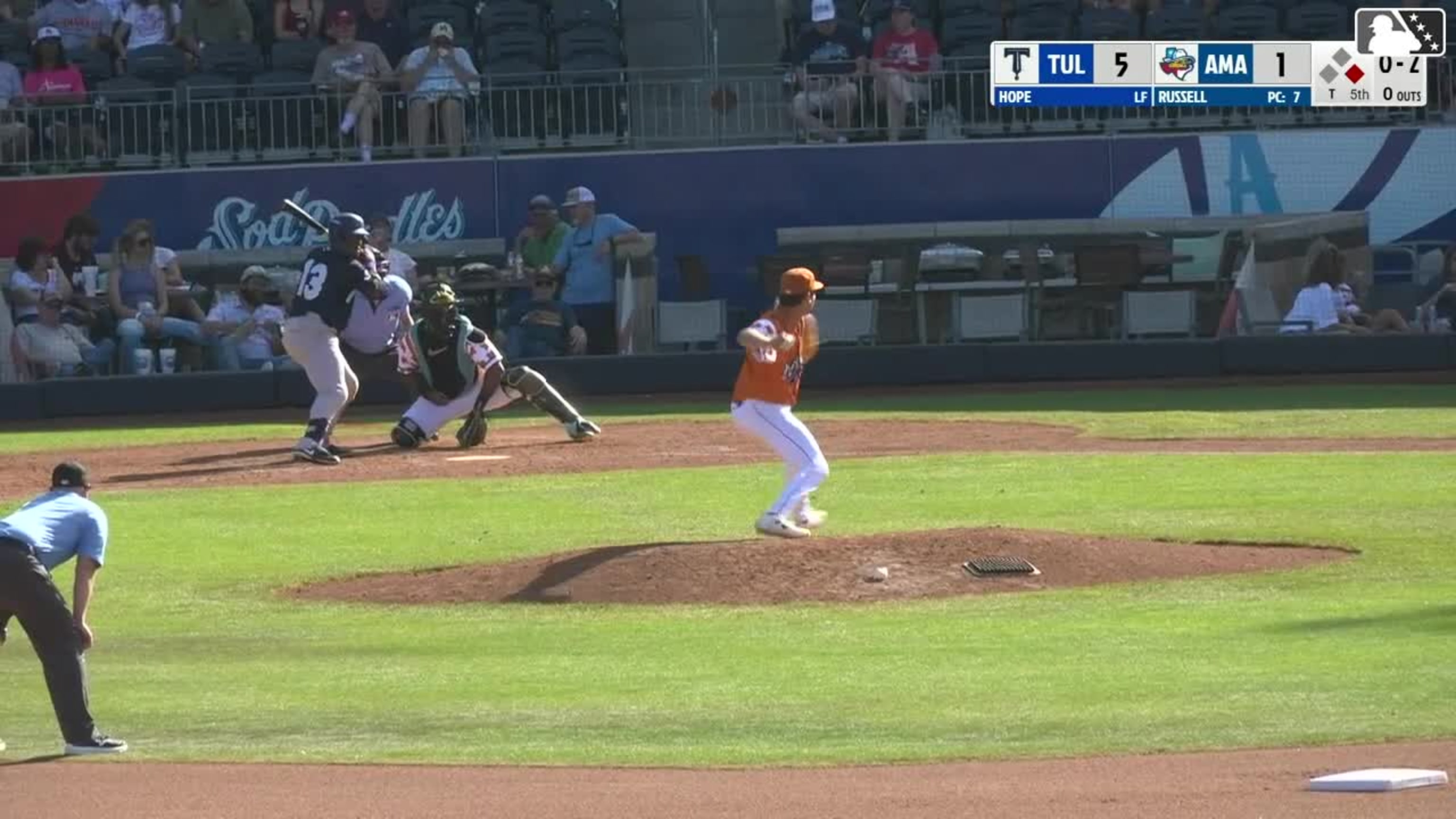 Zyhir Hope's second HR of the day | 06/07/2026 | Trash Pandas