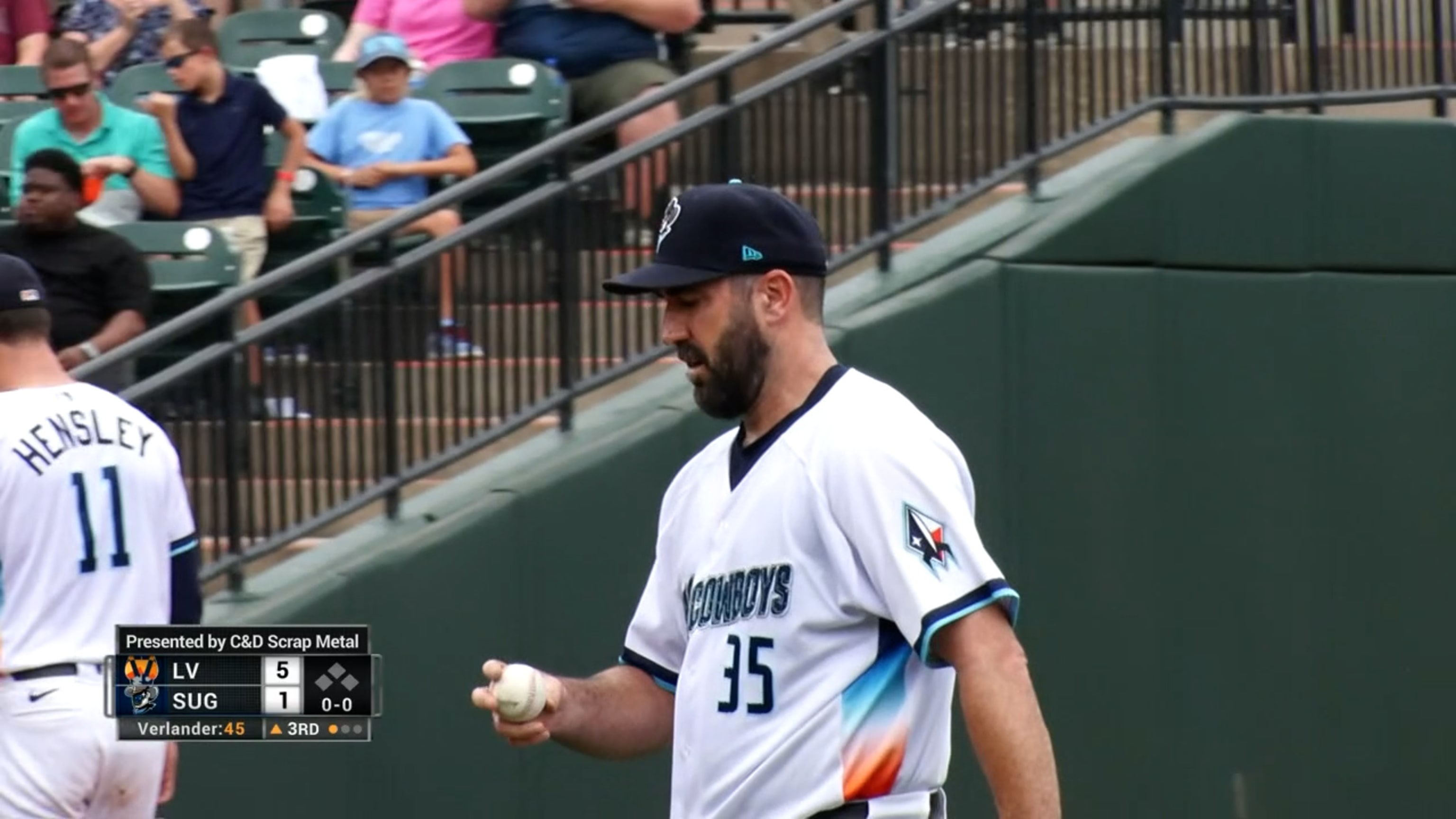 Justin Verlander fans six in rehab outing | 04/07/2024 | Space Cowboys