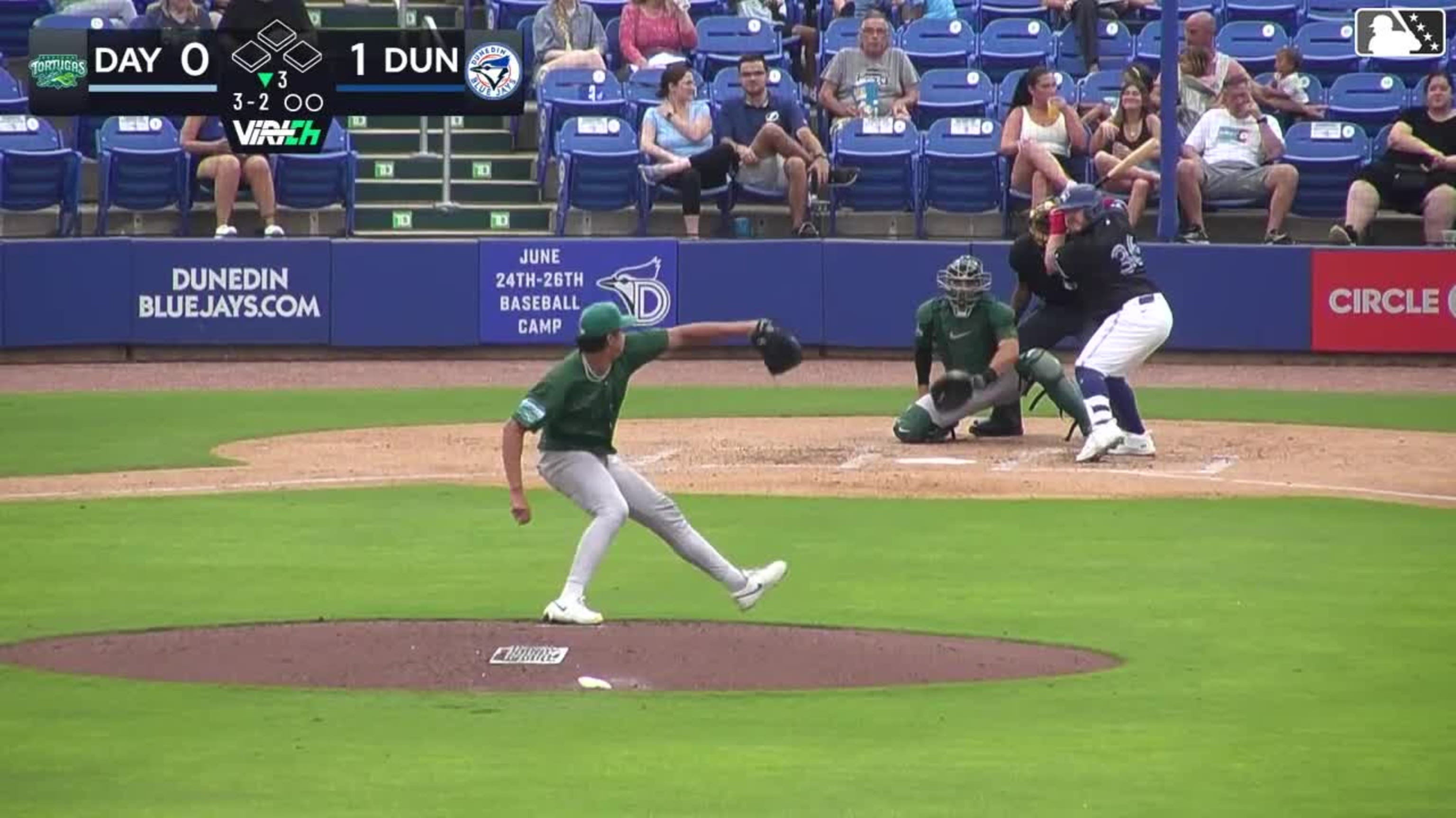 Alejandro Kirk homers (1) on a fly ball to right field. | 06/03