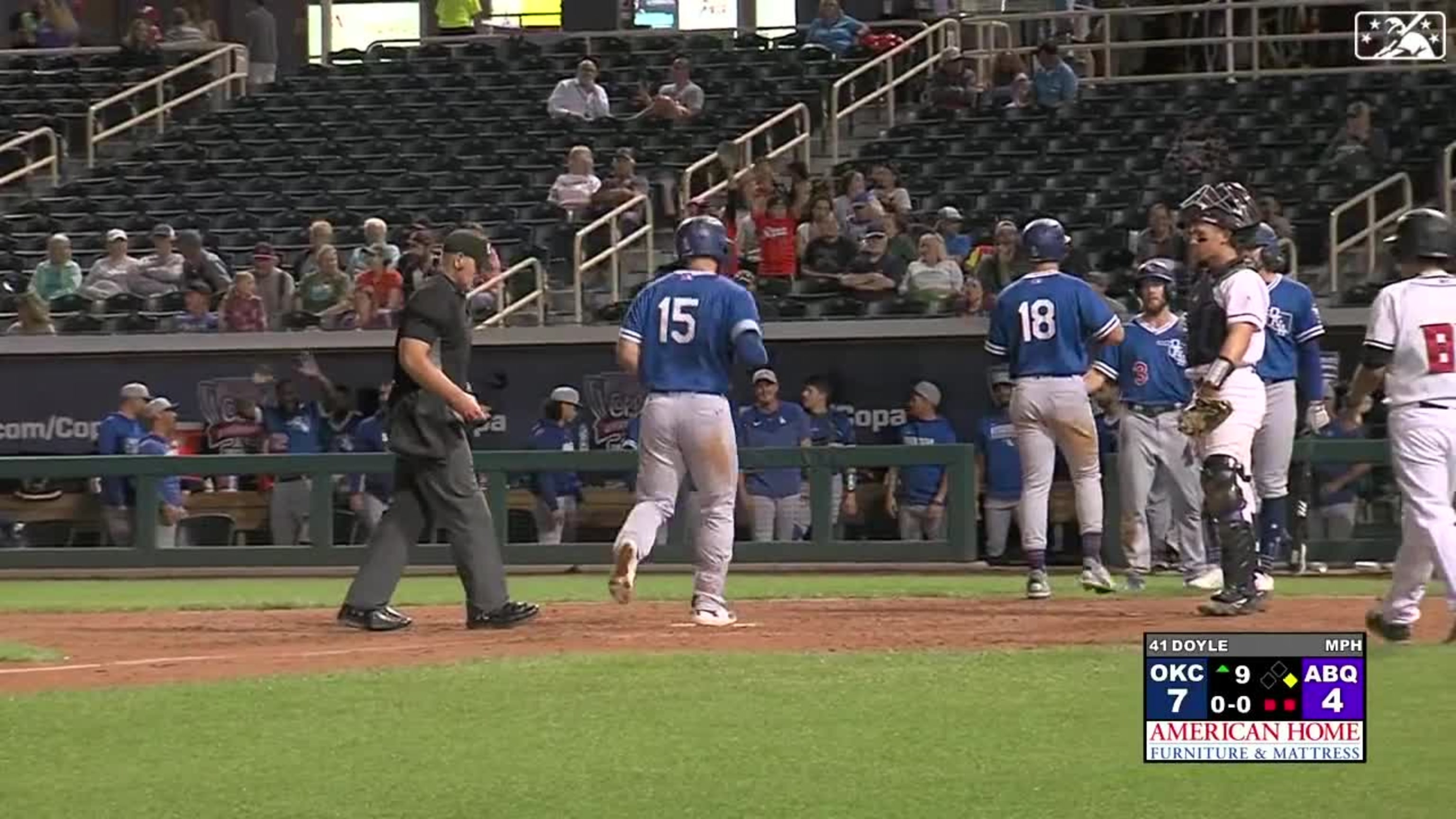 Sam Haggerty's two-run triple, 07/24/2022