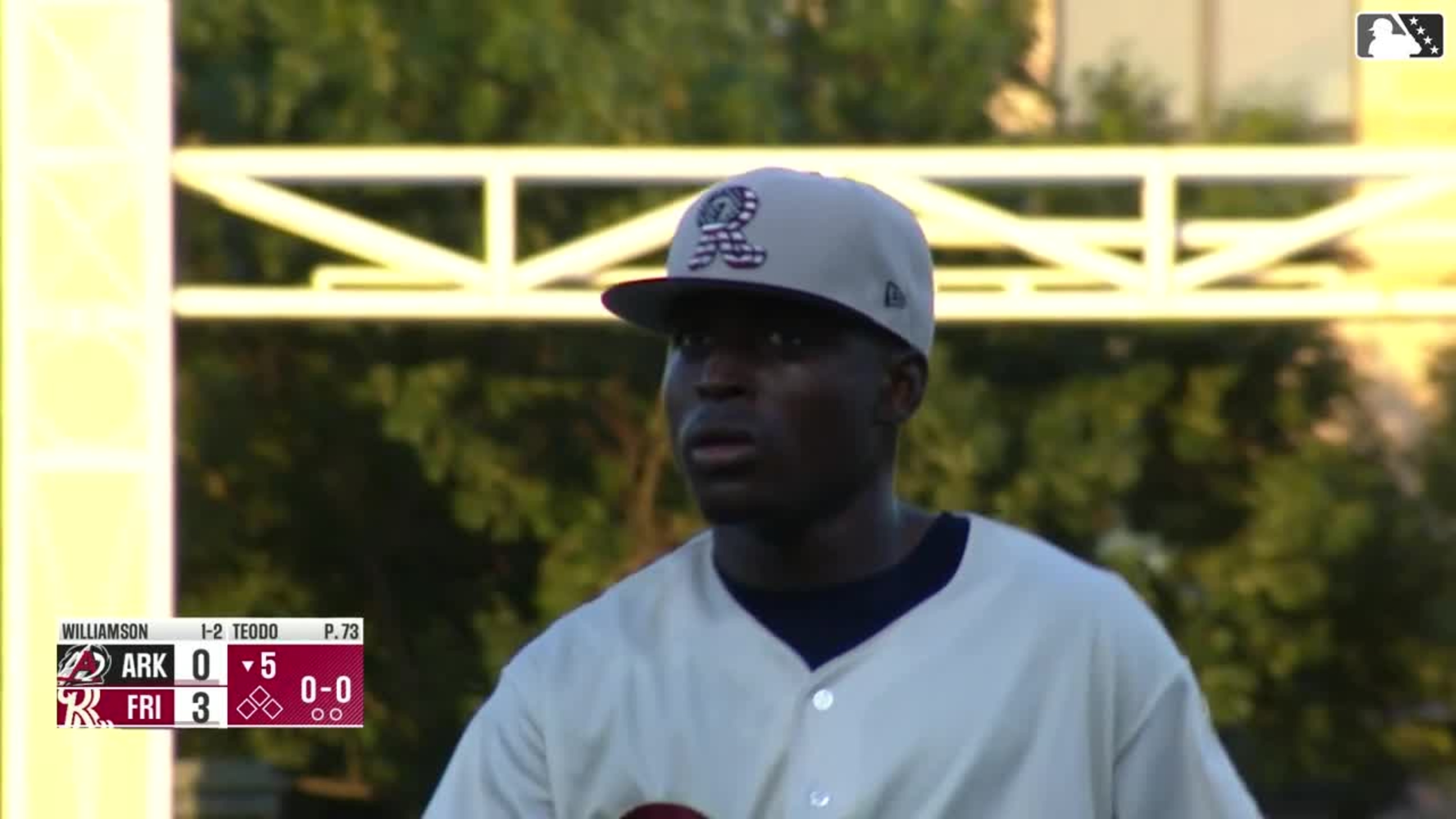 Emiliano Teodo notches his seventh strikeout | 07/07/2024 | RoughRiders