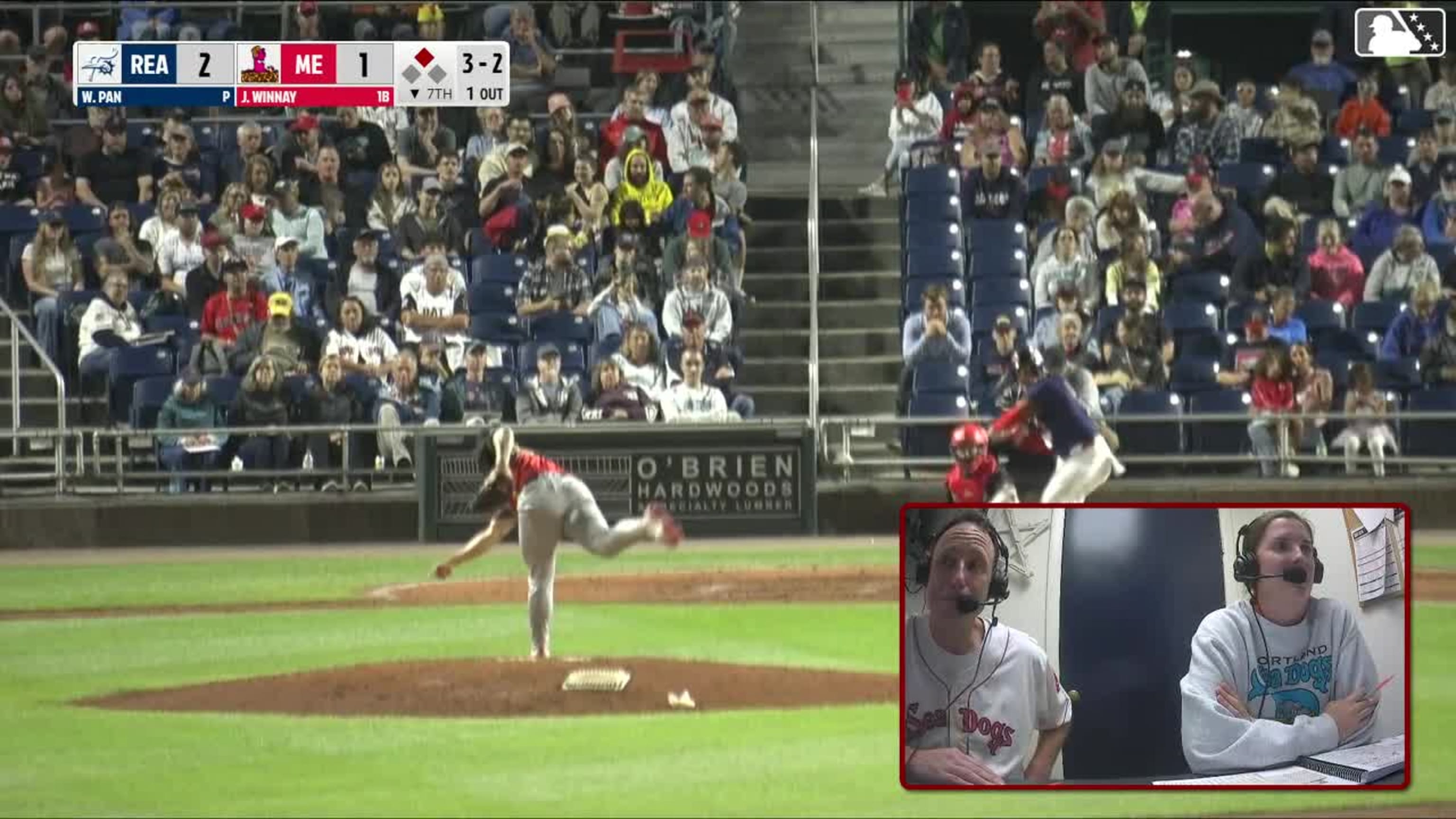 Tyler McDonough strikes out swinging. Ahbram Liendo steals (21