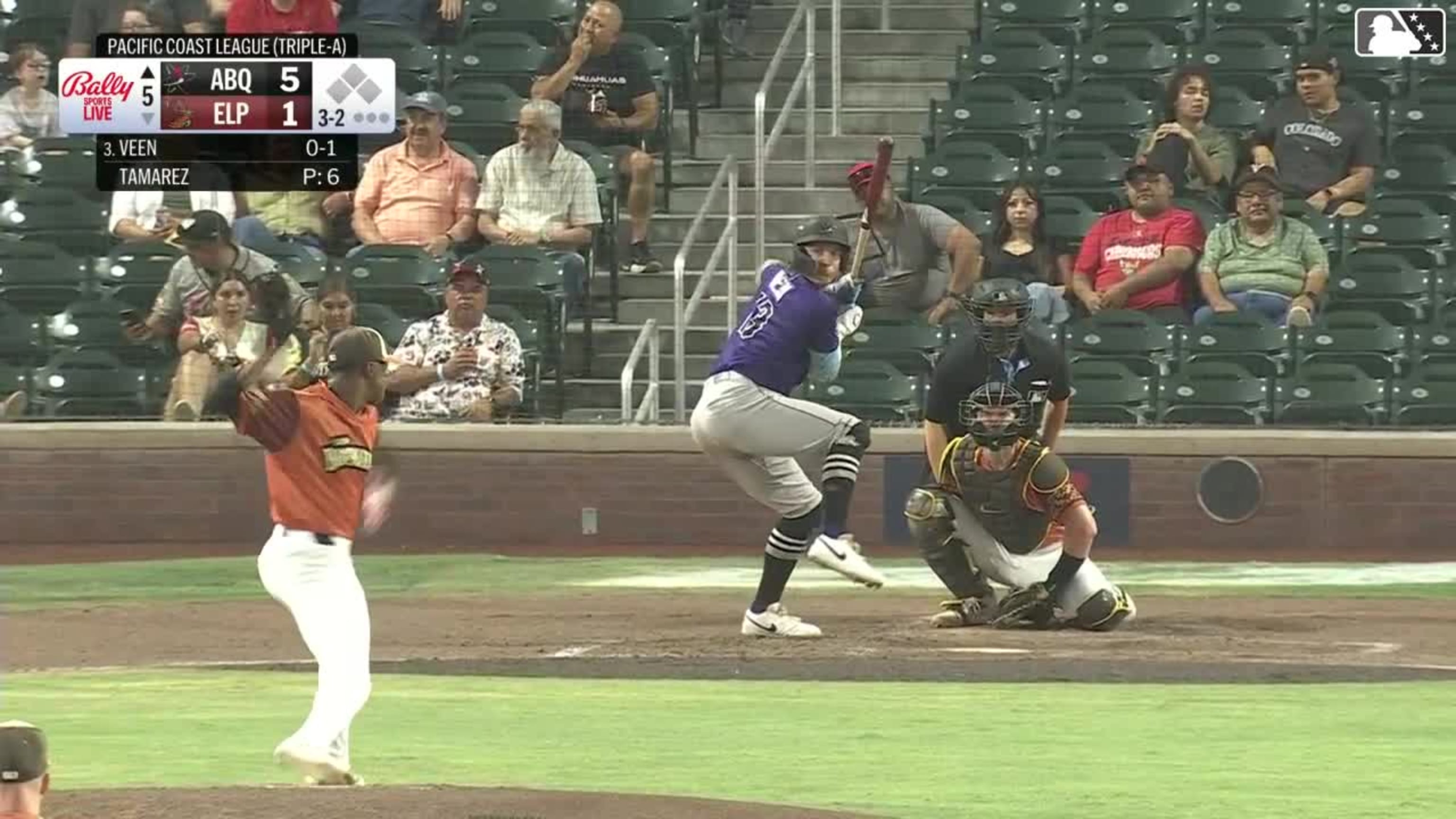 Zac Veen homers (19) on a fly ball to right center field. | 08/01