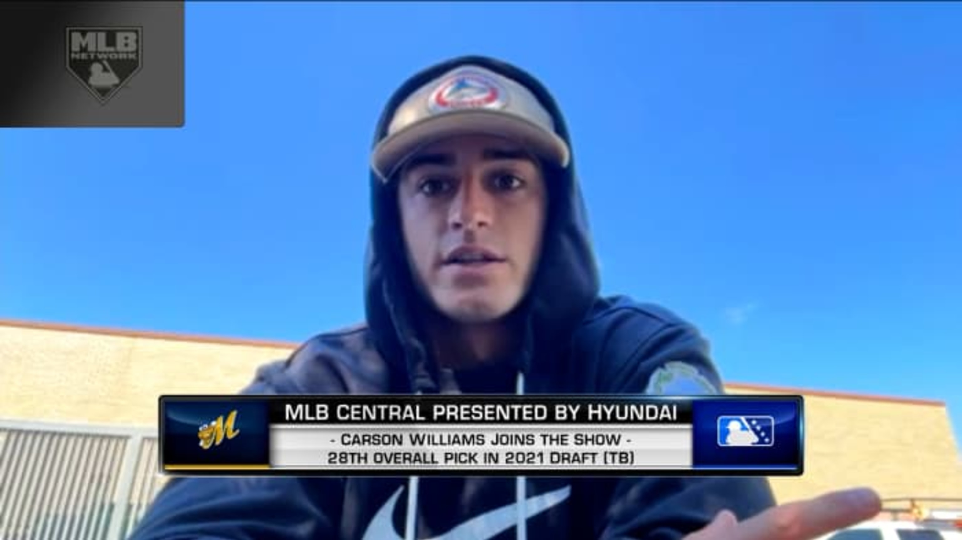 Carson Williams on being MiLB Player of the Week