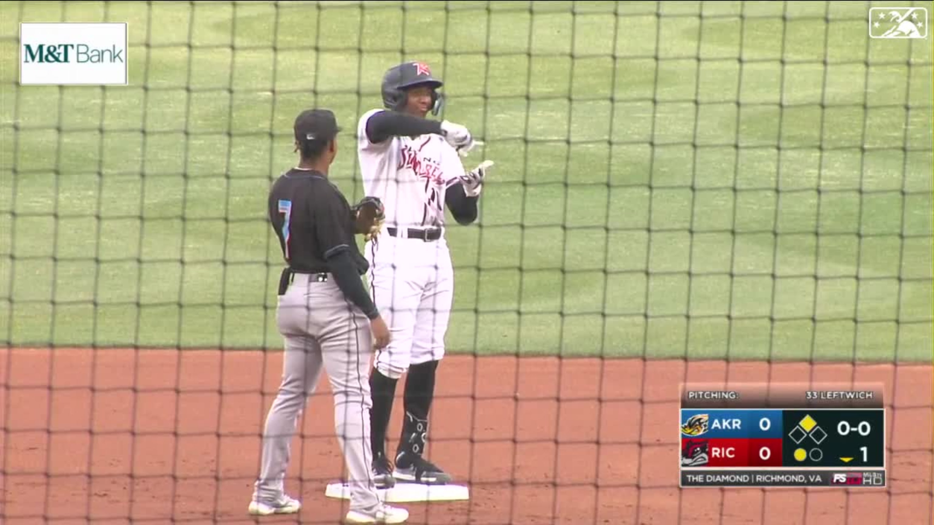 Flying Squirrels' Marco Luciano homers for first hit of the year