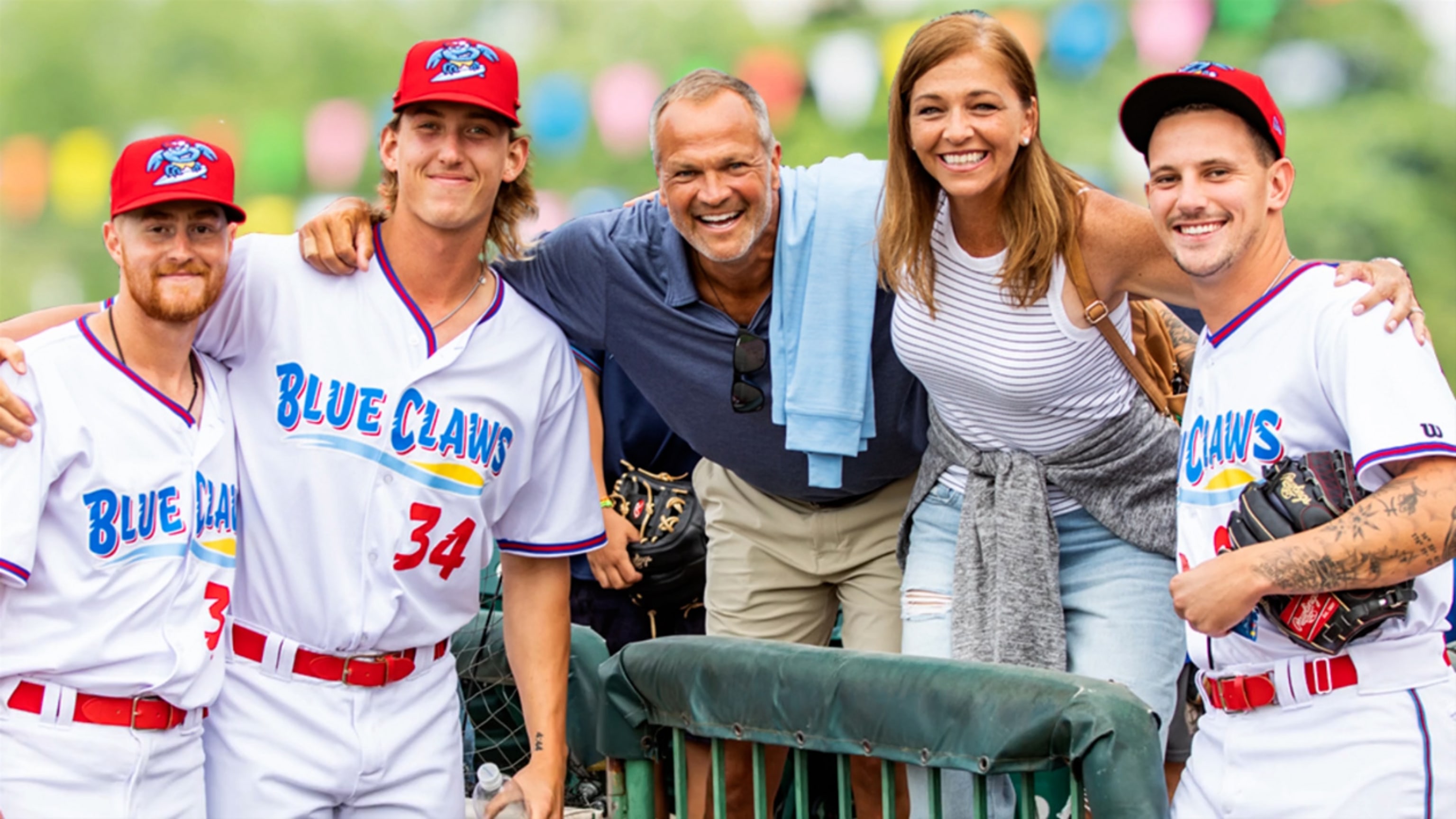 Buster had fun with his friends - Jersey Shore BlueClaws