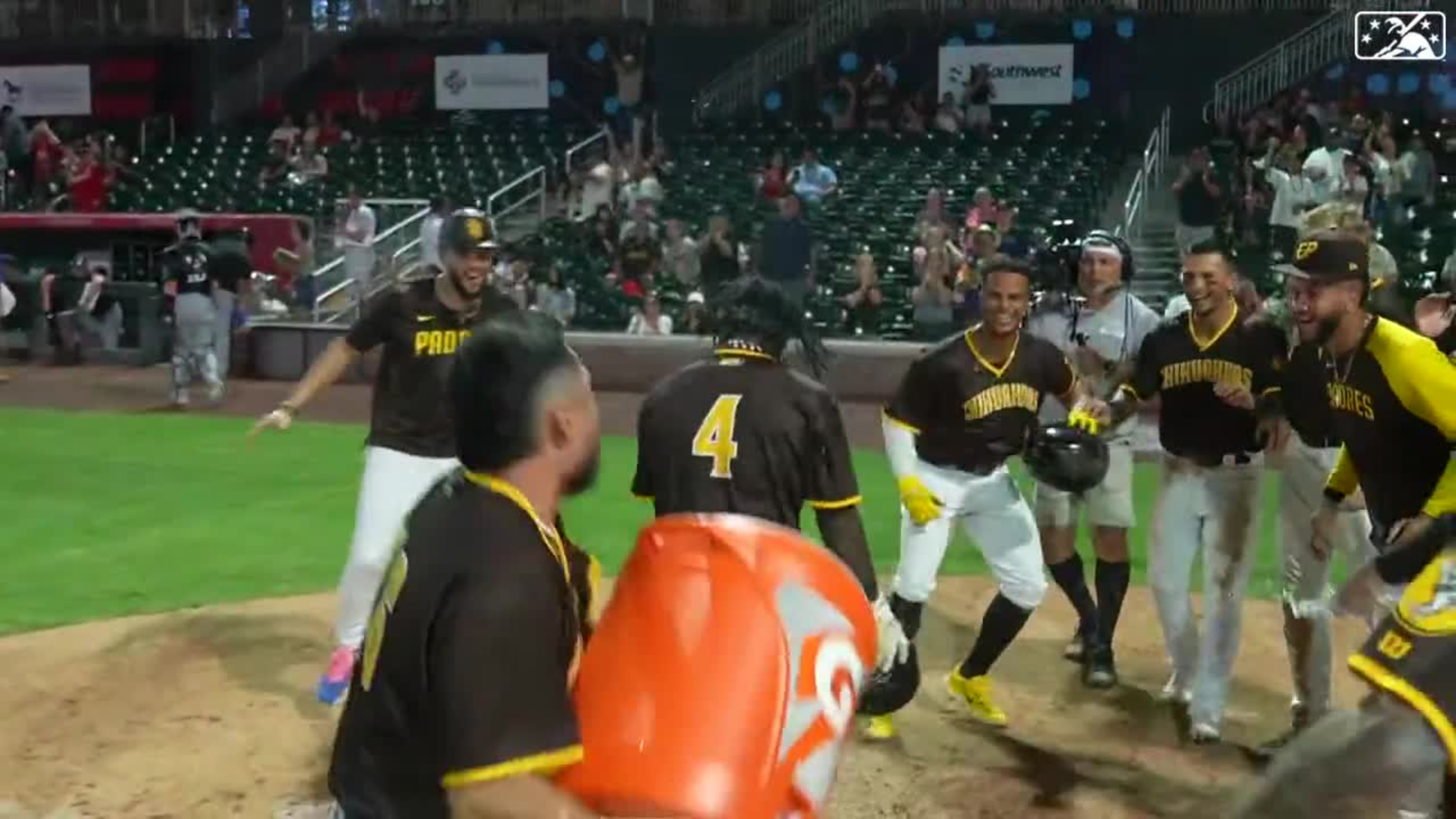 Little League opening day with the San Diego Padres