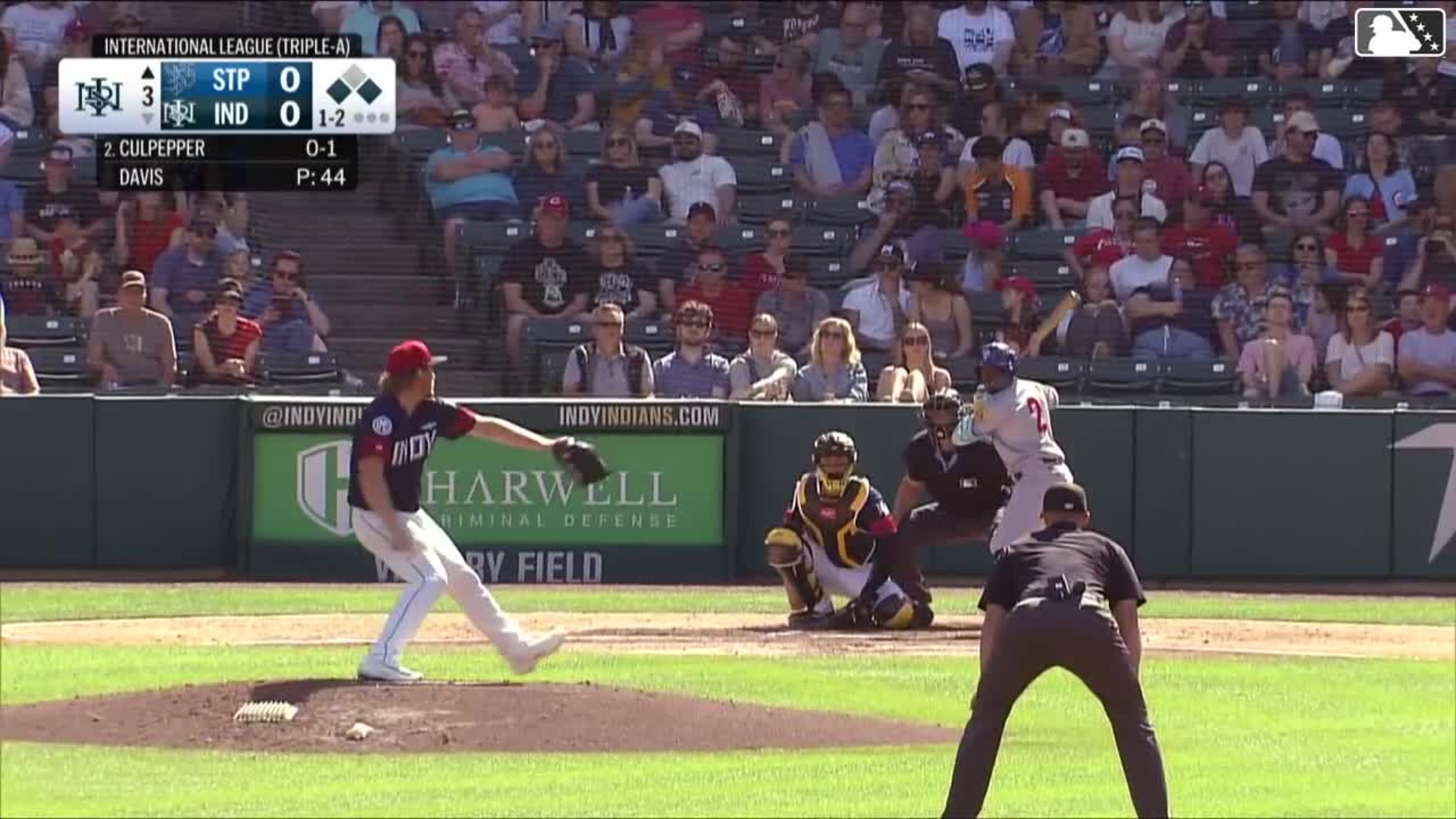 Kaelen Culpepper grounds out, second baseman Tyler Callihan to
