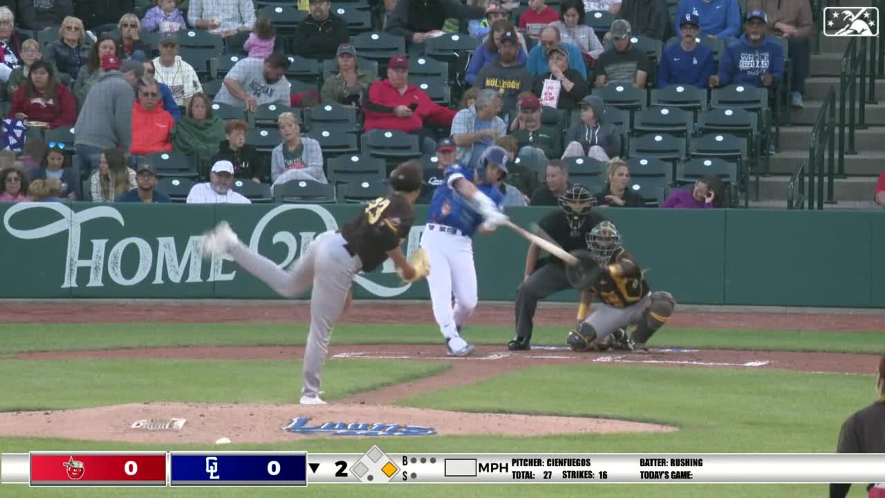 Garrett Spain's two-homer game, 08/27/2023