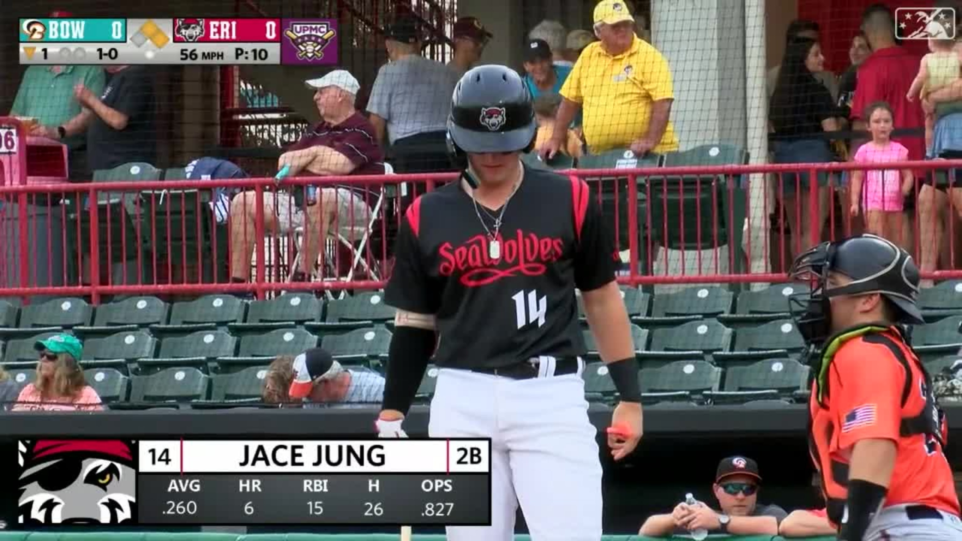 Jace Jung is a top Detroit Tigers prospect that joined Erie SeaWolves