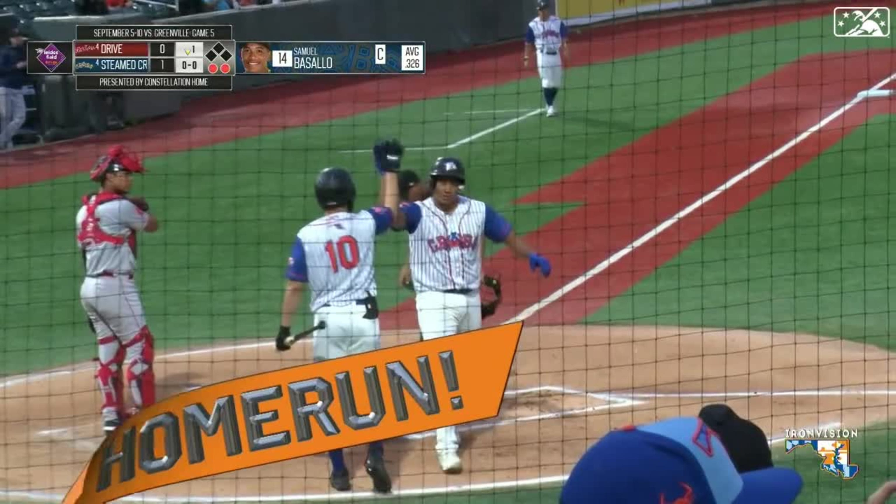 Aberdeen IronBirds Samuel Basallo hits first walk-off homer