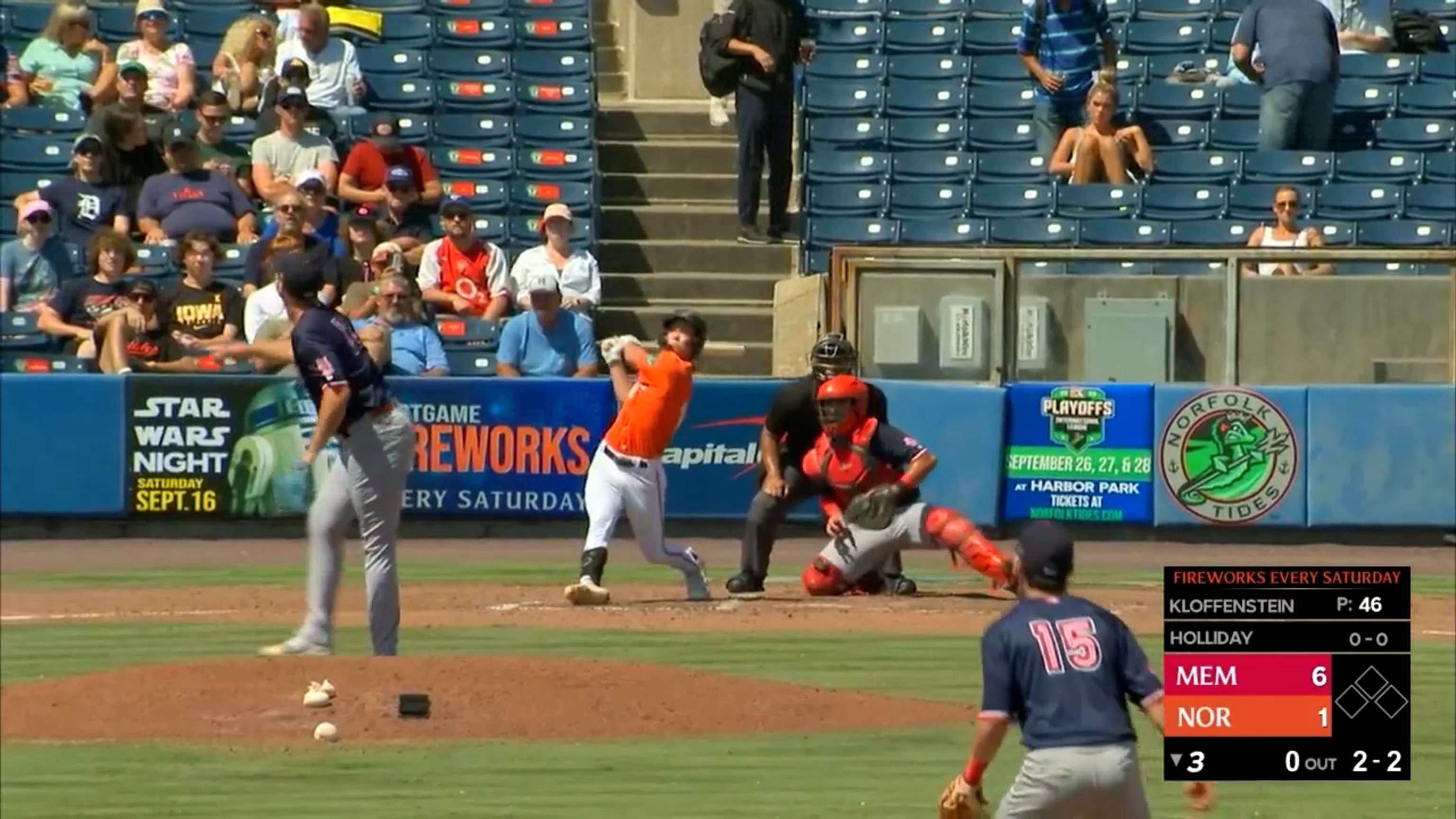 Drew Lugbauer's two-run homer, 05/26/2023