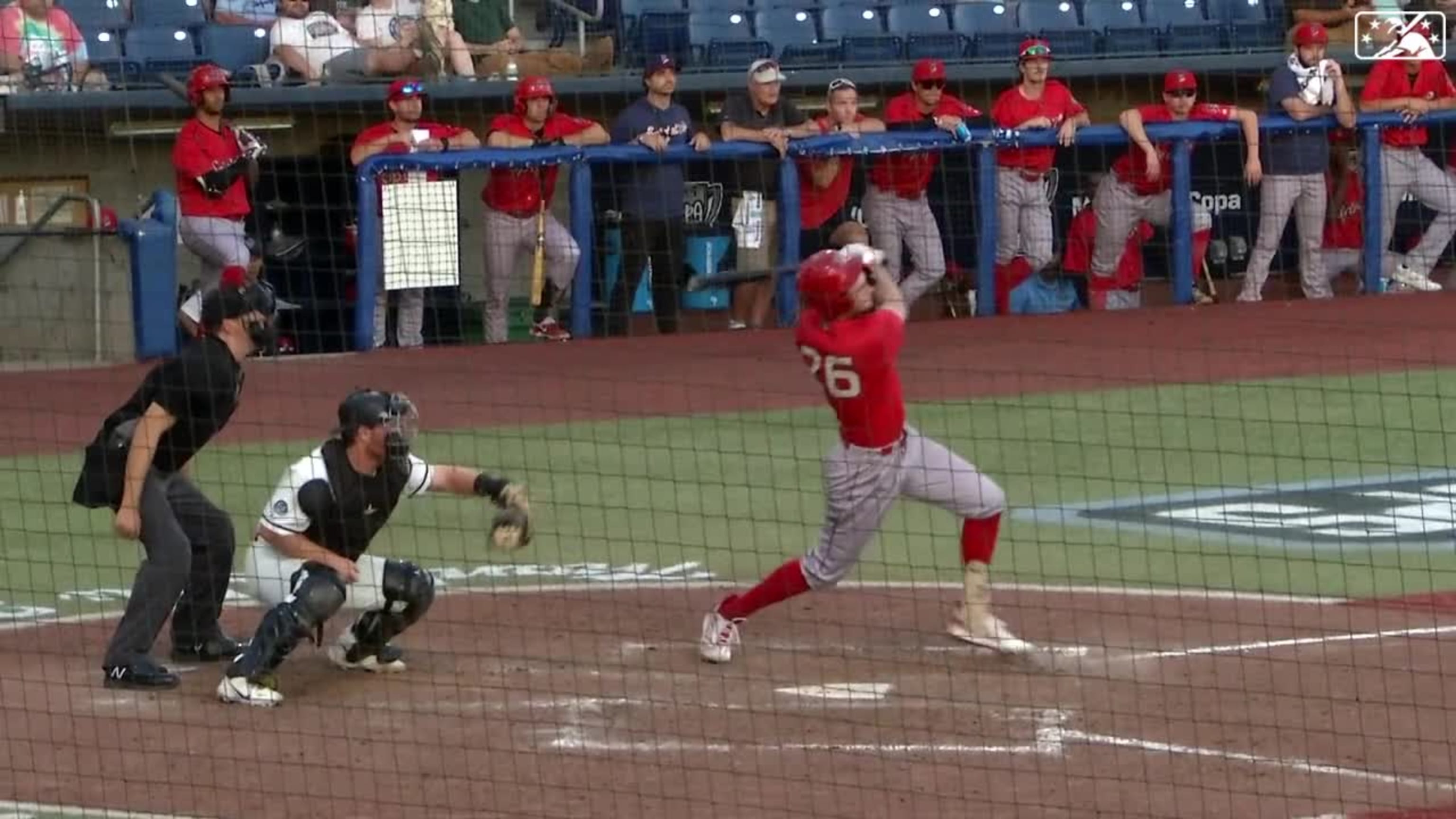 Spokane Indians Logo Mini Bat