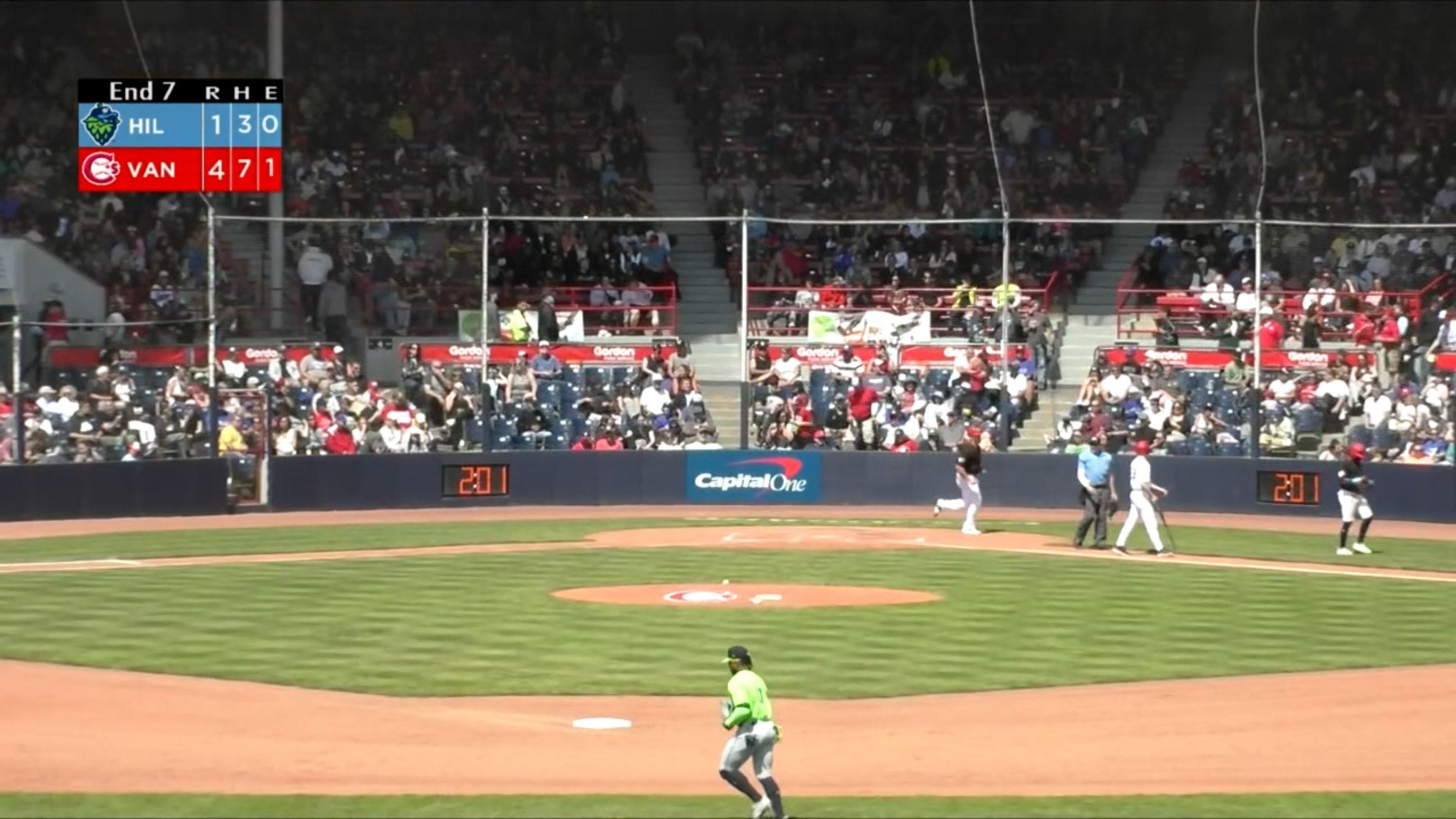 Hillsboro Hops, Vancouver Canadians' max capacity reduced