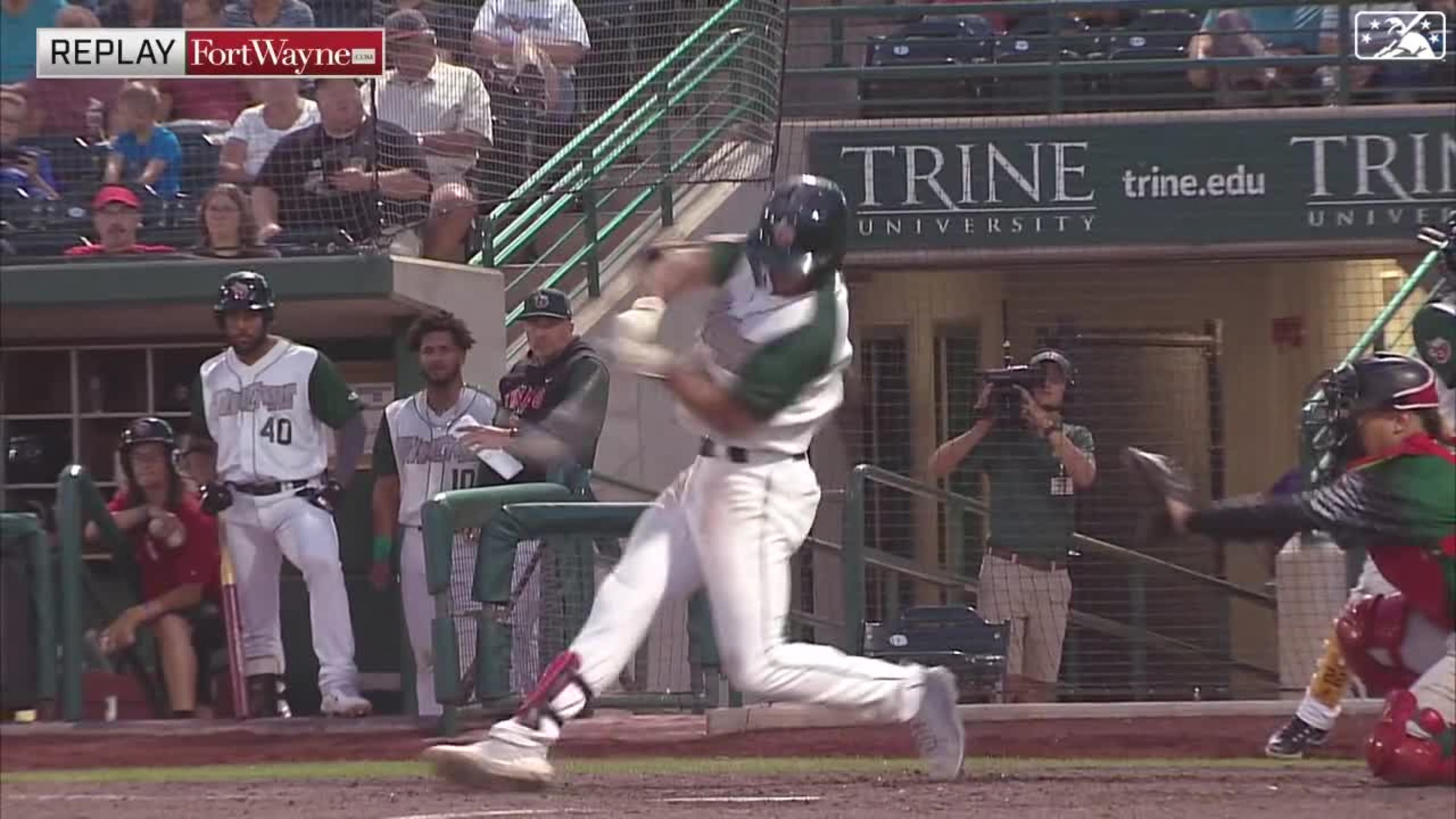 Larry O'Brien Trophy at TinCaps Game