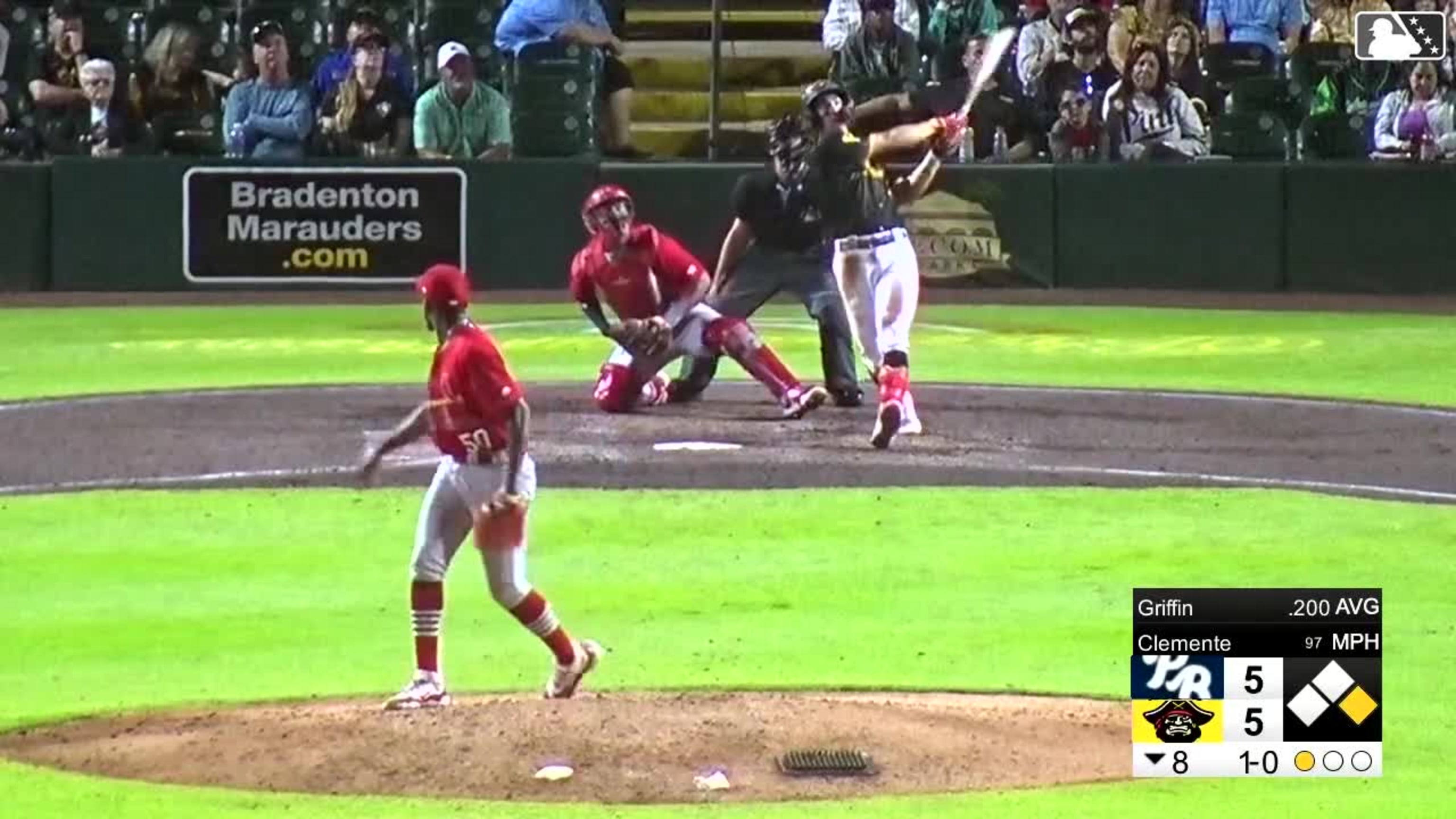Konnor Griffin's first professional homer