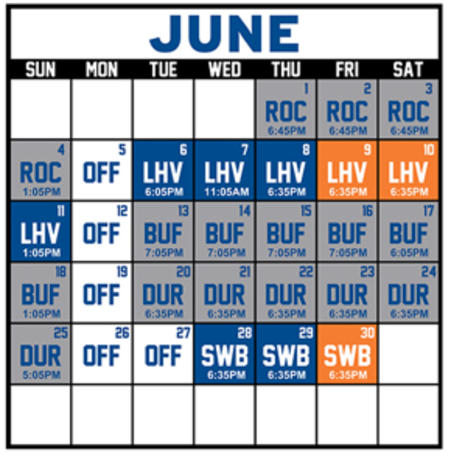 Syracuse Mets June Promotions Mets