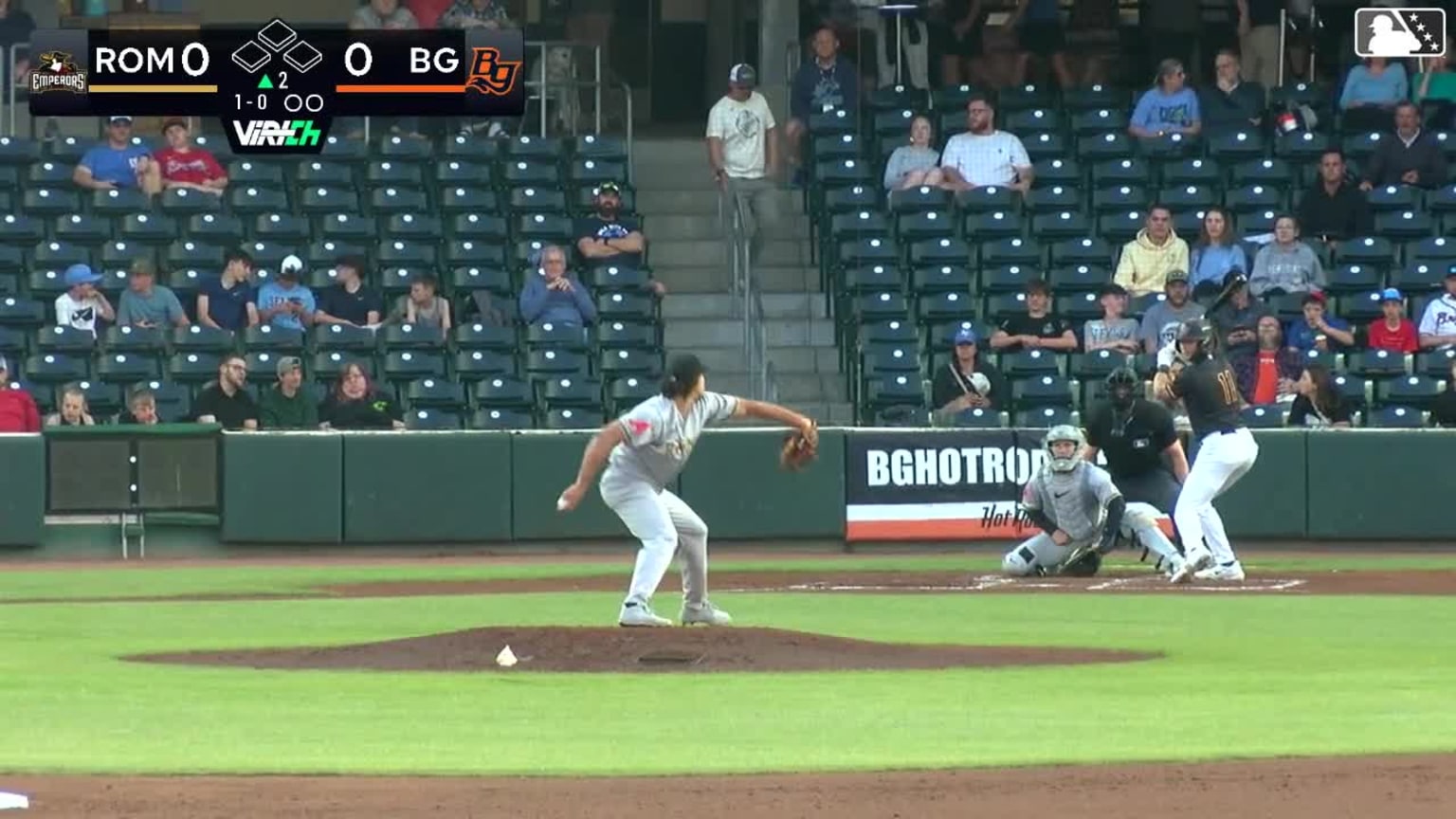 Connor Hujsak homers (1) on a line drive to right field. | 04/10/2026 ...