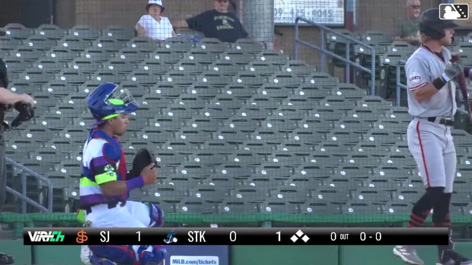Wade Meckler hits a 1st-inning home run | 06/05/2024 | Giants