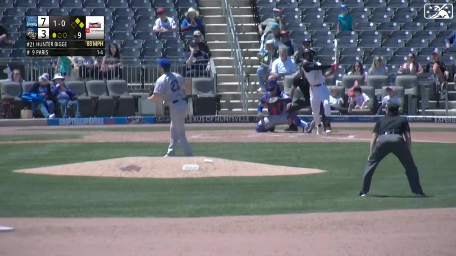 Kyren Paris' three-run home run | 05/03/2023 | AppyLeague.com