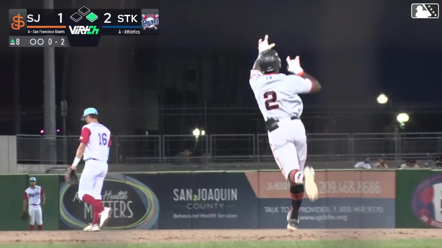 Dakota Jordan's go-ahead homer | 07/02/2025 | Giants