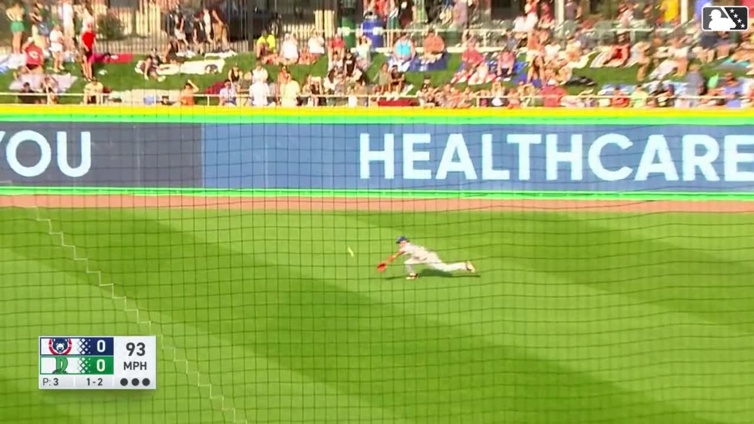 Rafael Morel's great diving catch | 07/12/2024 | Cubs