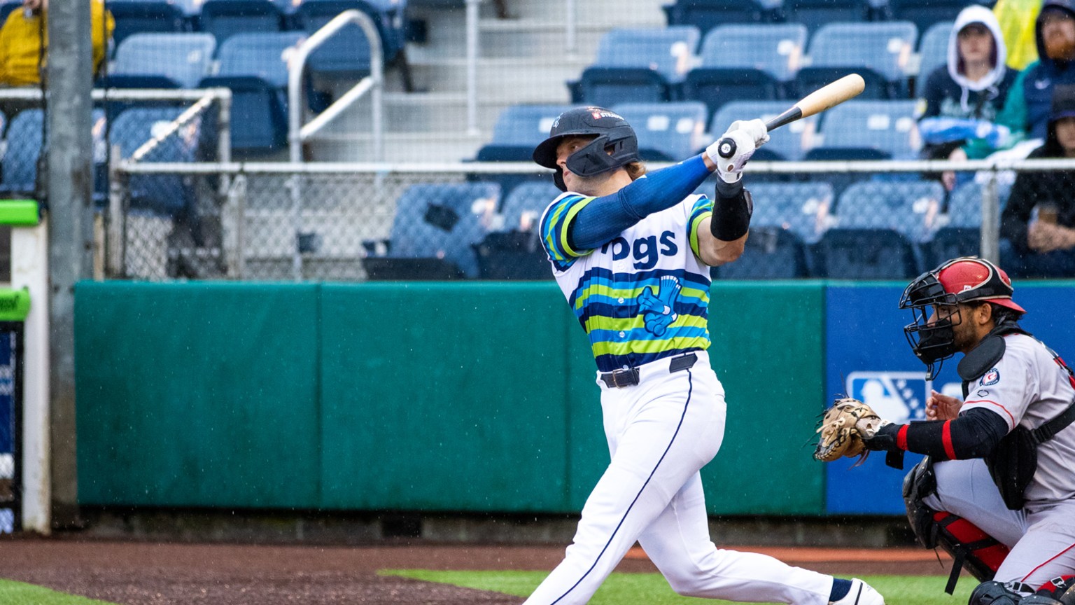 Josh Caron sac fly to right fielder, Jonny Farmelo scores. | 04/22/2026 ...
