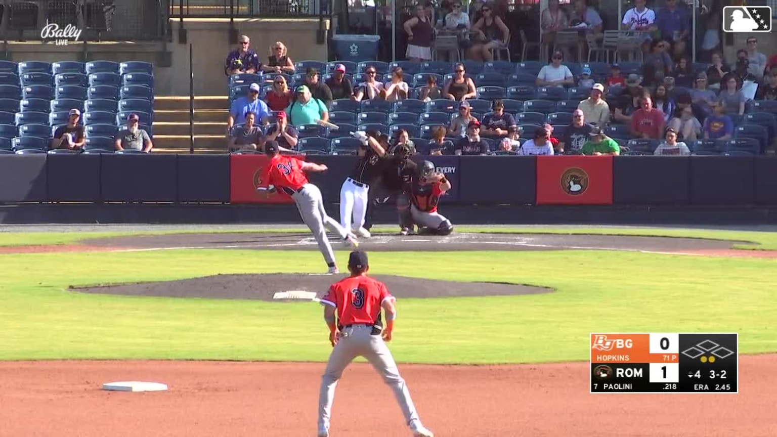 Brody Hopkins' sixth strikeout | 08/03/2024 | Hot Rods