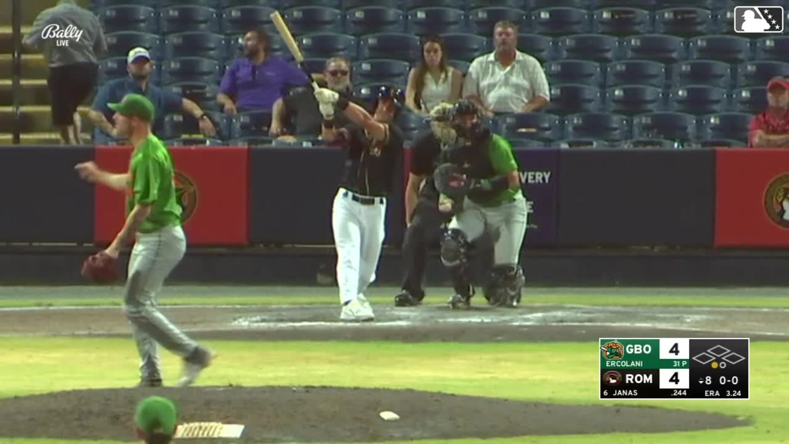 Alessandro Ercolani's fourth strikeout 08/29/2024