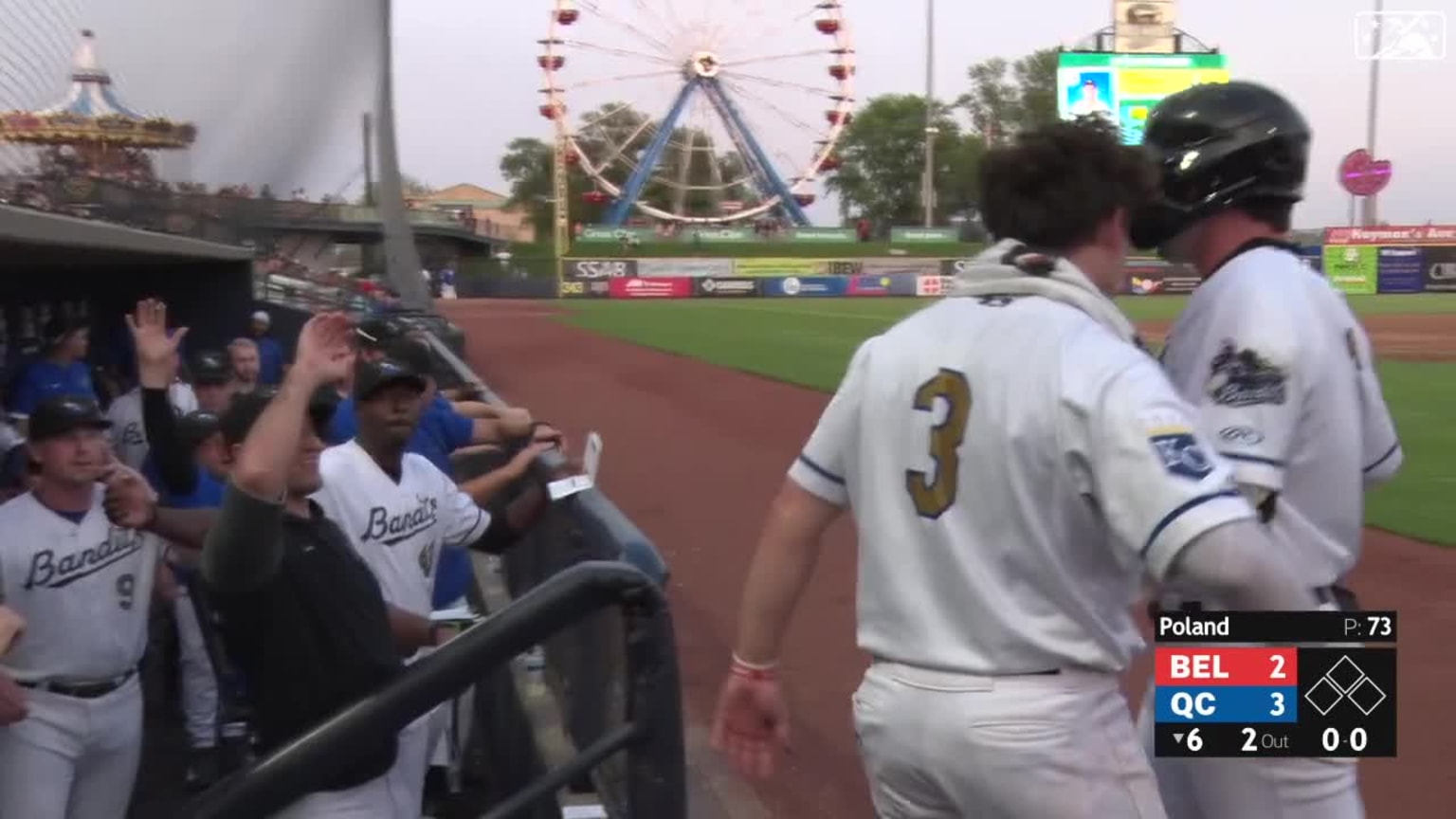 Cayden Wallace's solo homer 05/24/2023 River Bandits