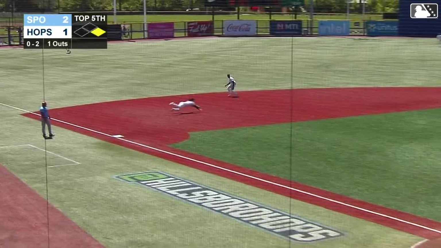 Kevin Sim's diving catch | 05/09/2024 | Hops