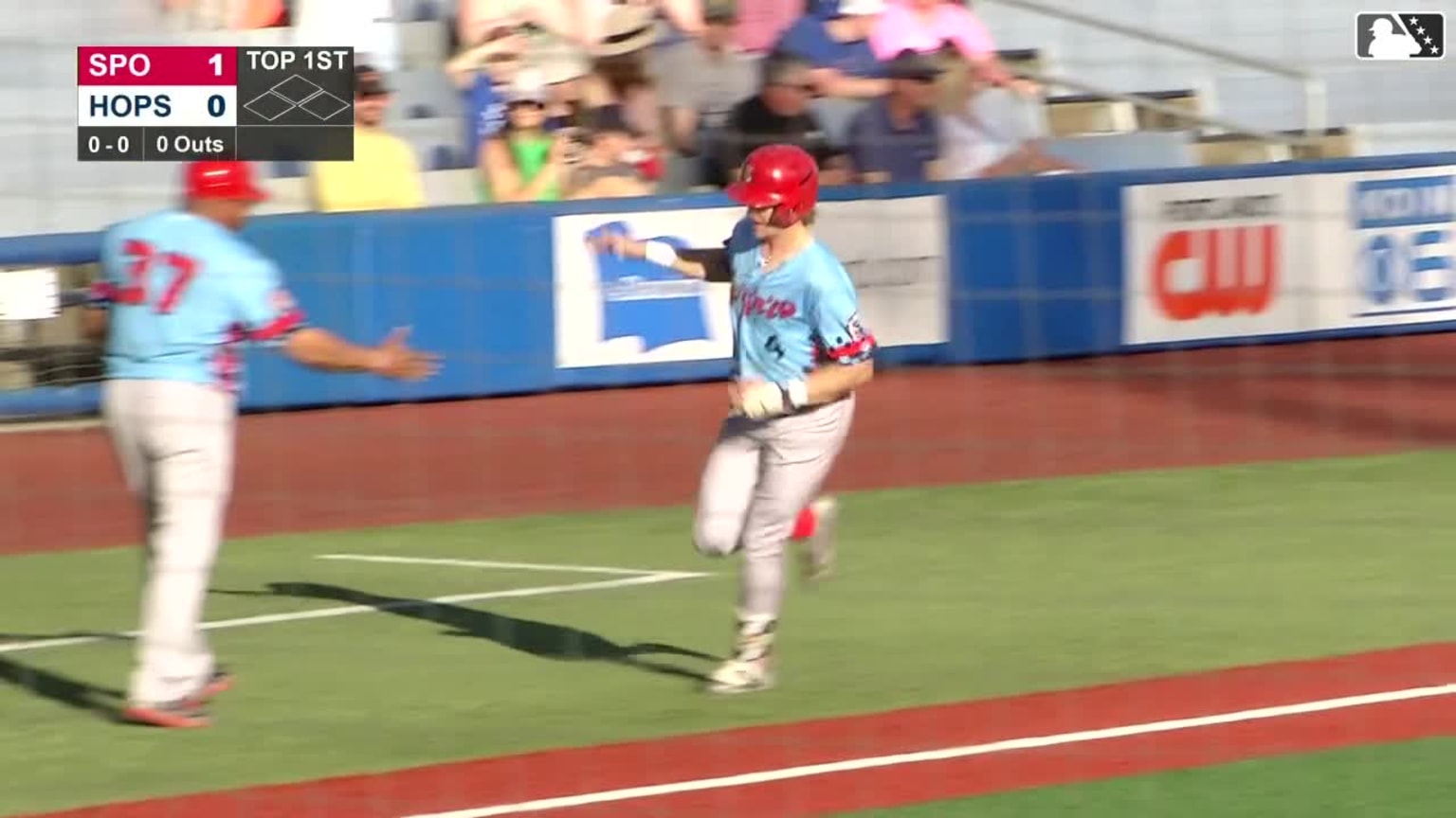 Cole Carrigg hits a leadoff home run 05/11/2025 Indians