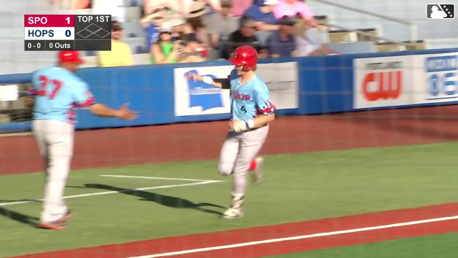 Cole Carrigg hits a leadoff home run 05/11/2024 Indians