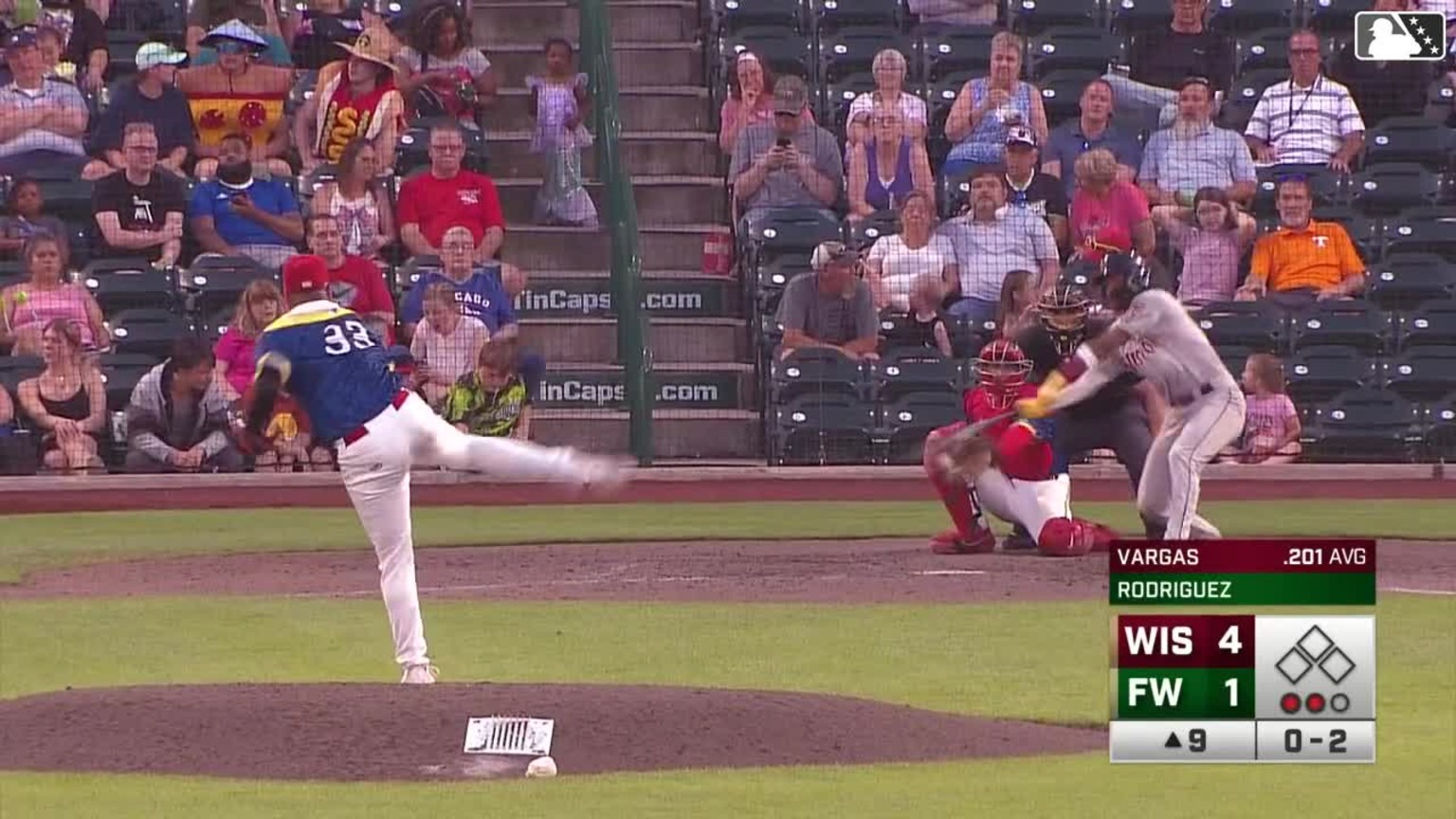 Bradgley Rodriguez's fifth strikeout of the night 06/19/2024 TinCaps