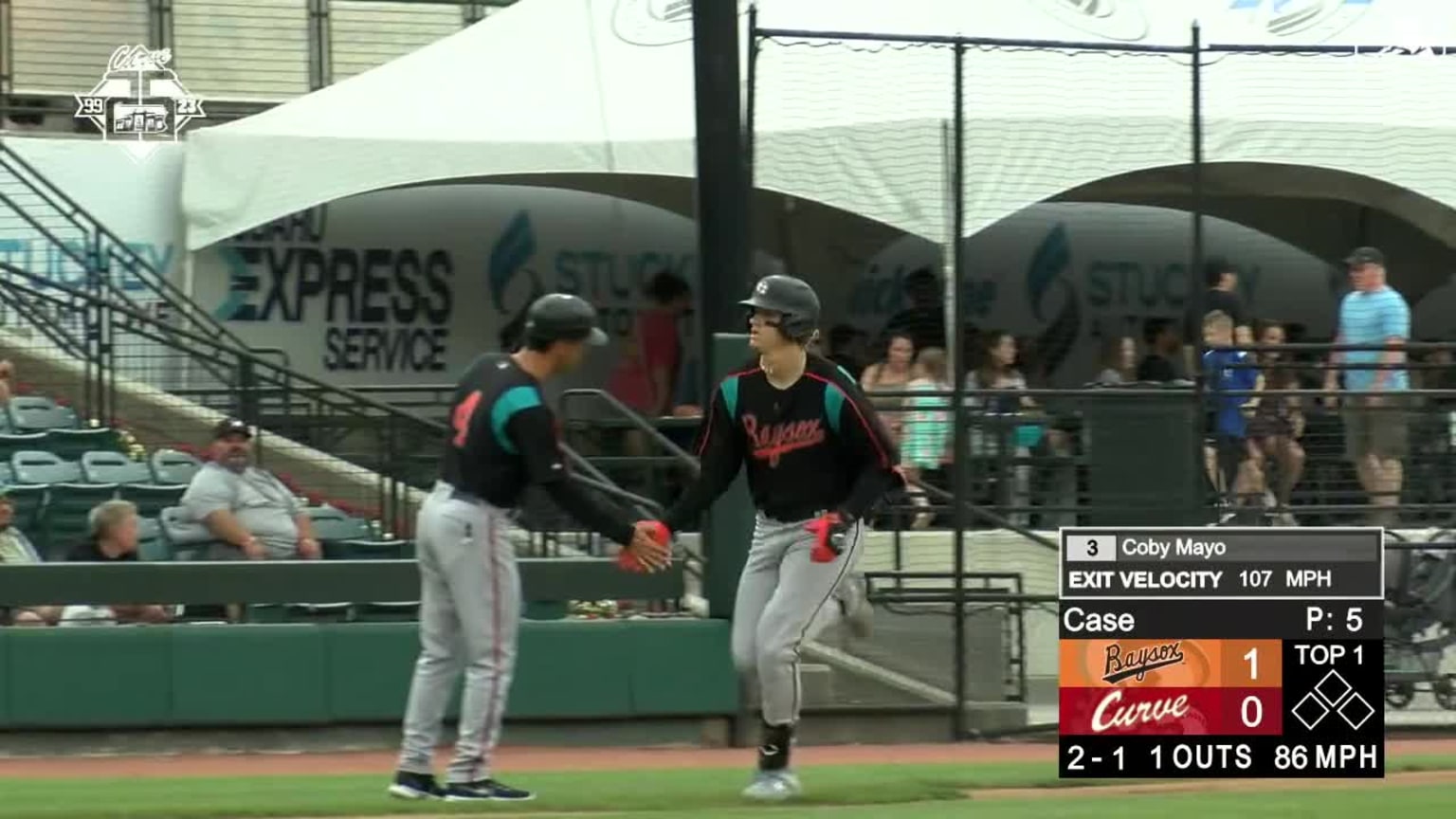 Coby Mayo hits a solo homer | 06/24/2023 | Baysox