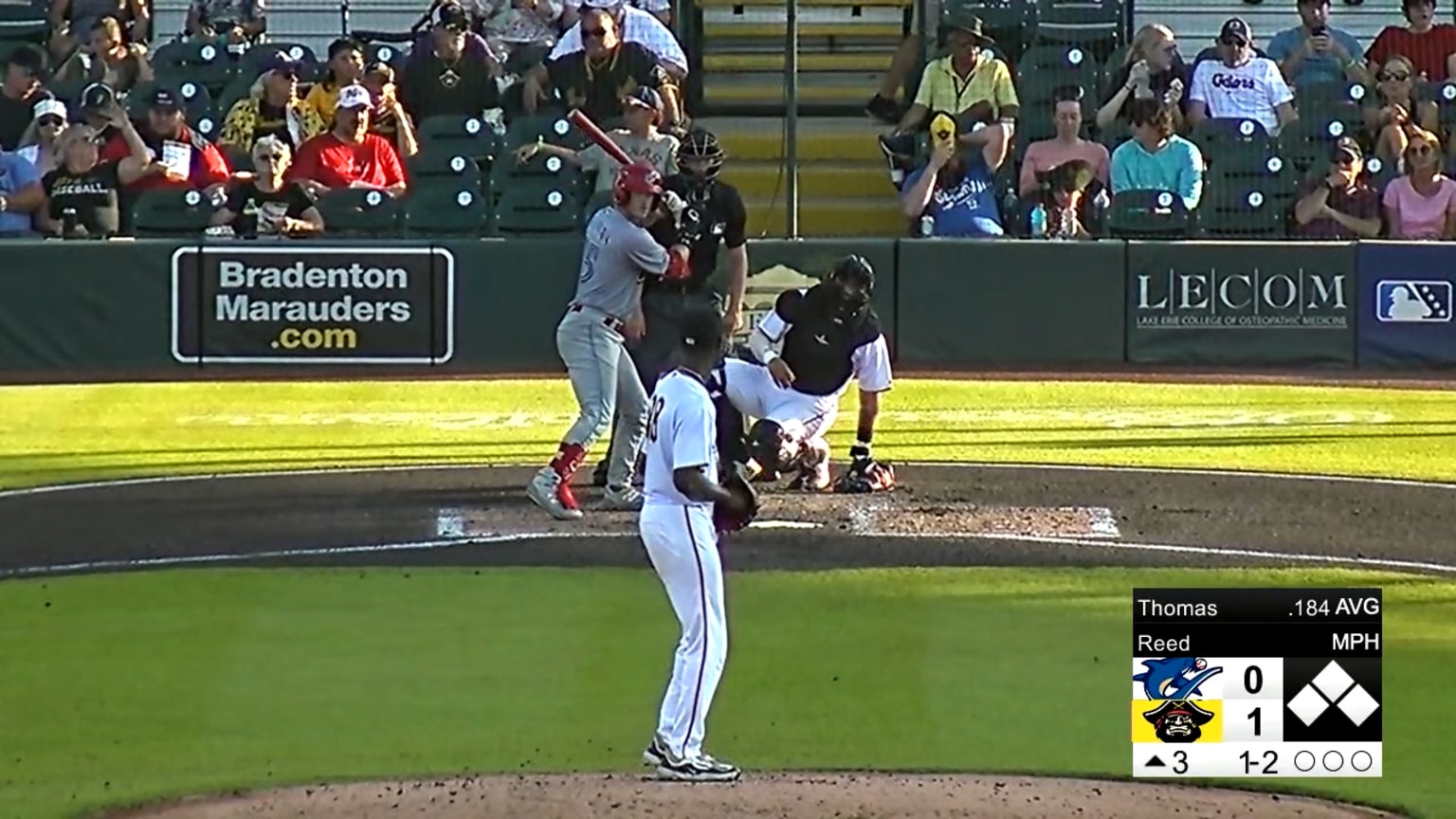 Carlson Reed strikes out the side | 06/07/2024 | Marauders