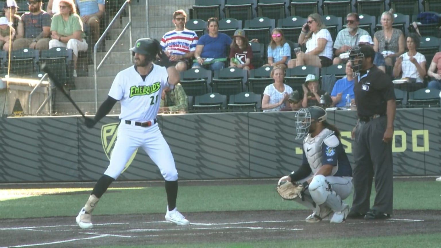 Bryce Eldridge's pair of home runs 08/30/2024 Emeralds