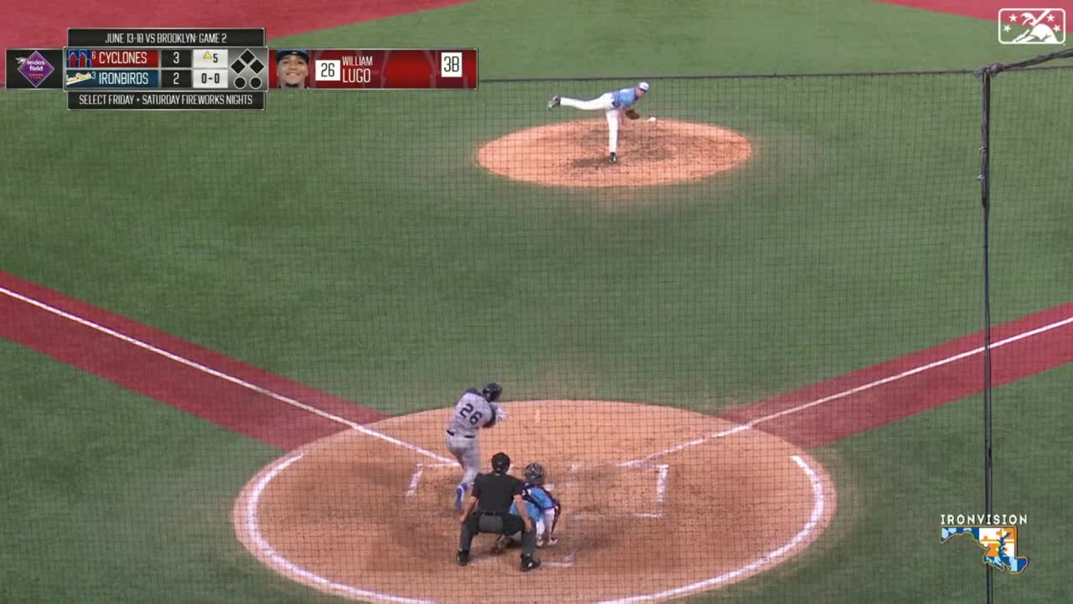 William Lugo's solo home run 06/15/2023 Cyclones