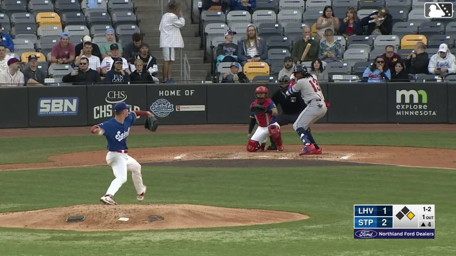 Felix Reyes homers (4) on a fly ball to right field. Bryan De La Cruz ...