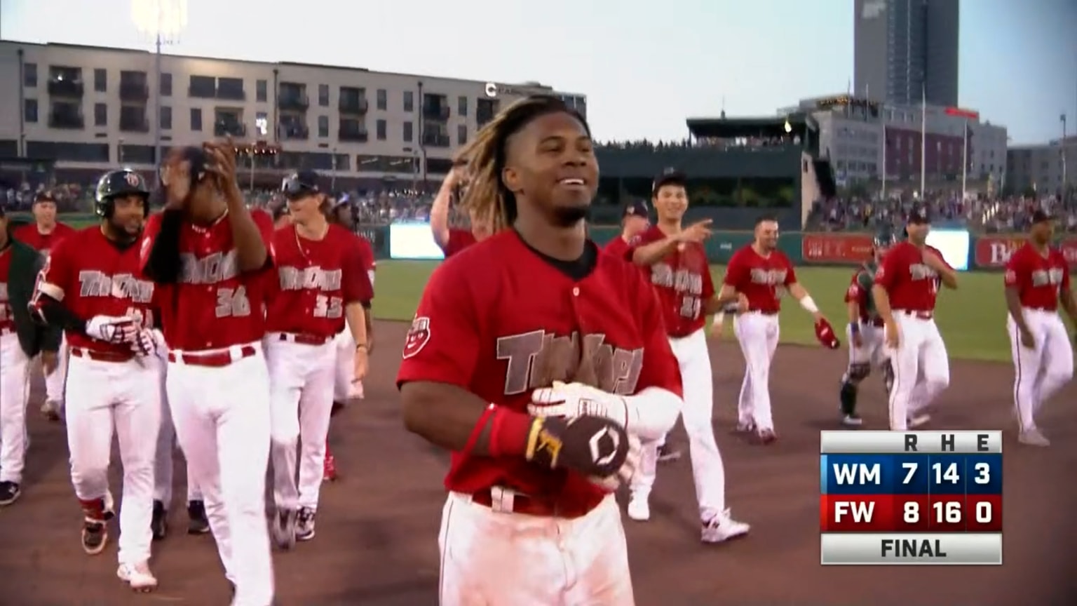 Nerwilian Cedeño's fourhit game 07/05/2023 TinCaps