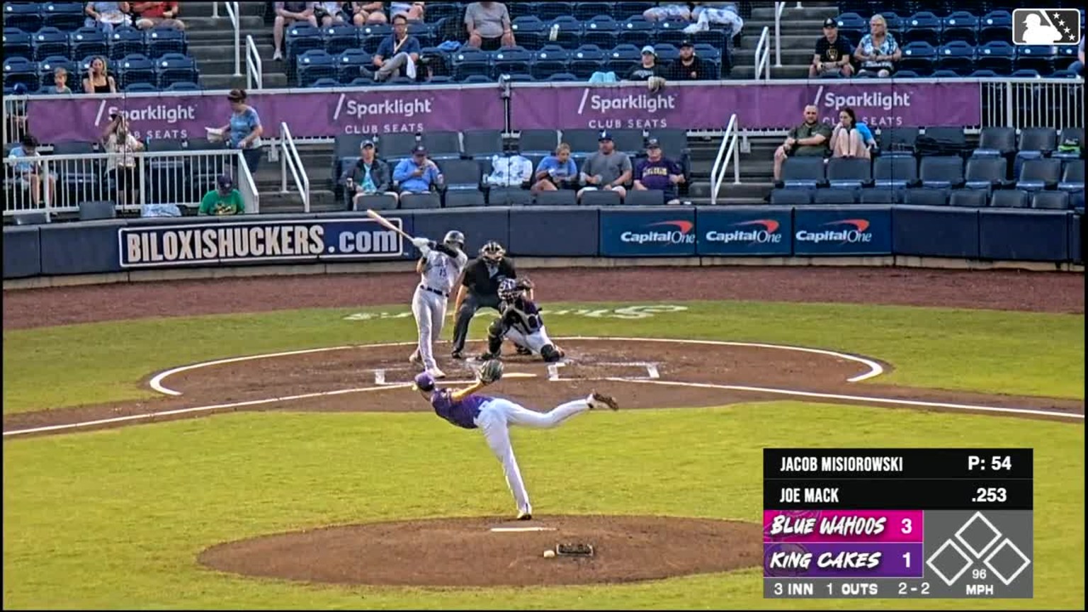 Joe Mack's 14th homer of the season | 07/01/2024 | Blue Wahoos