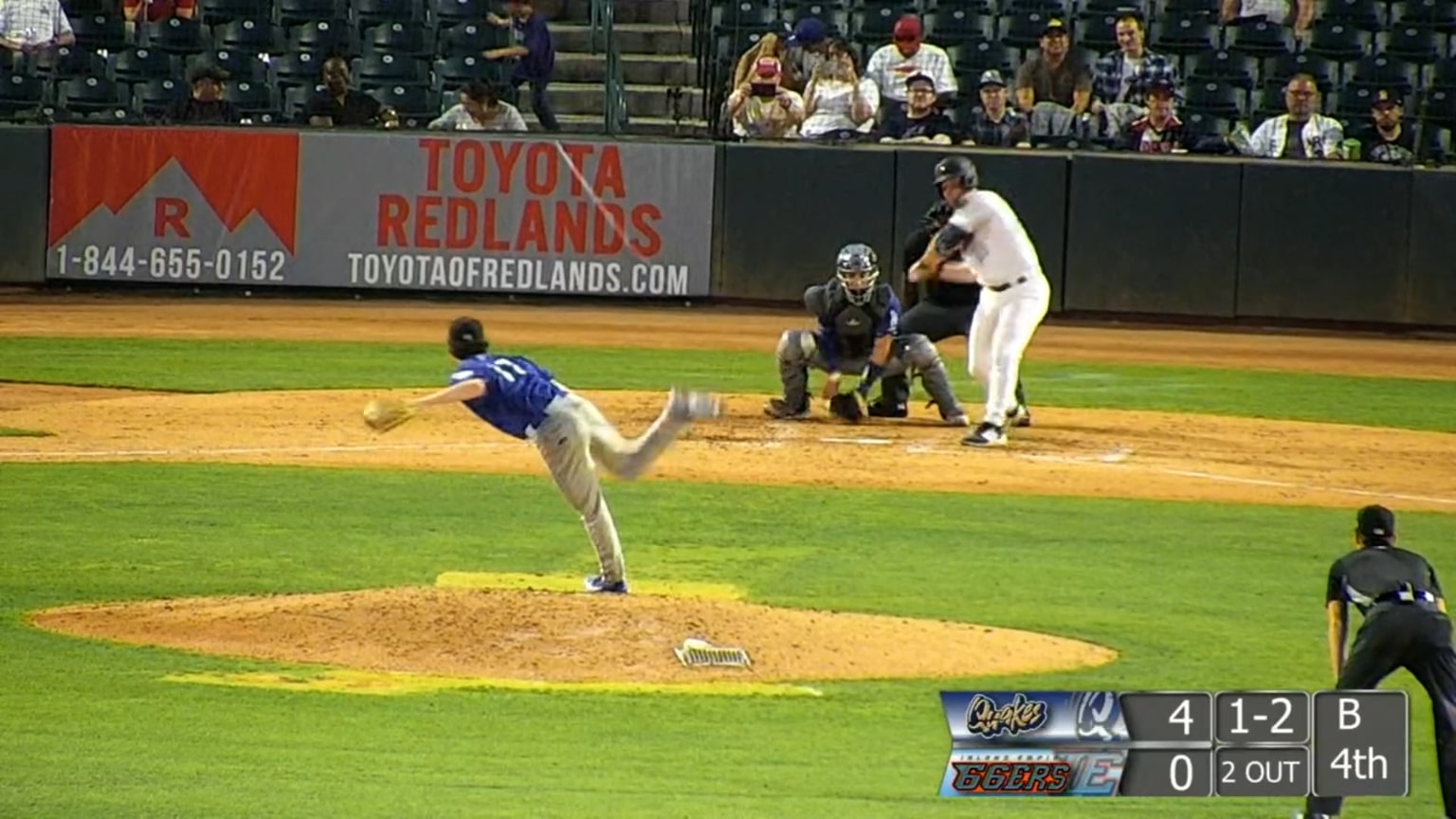 Peter Heubeck's seventh strikeout 04/27/2023