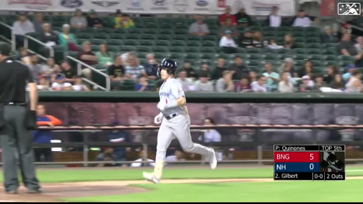 Drew Gilbert's solo home run, 08/19/2023