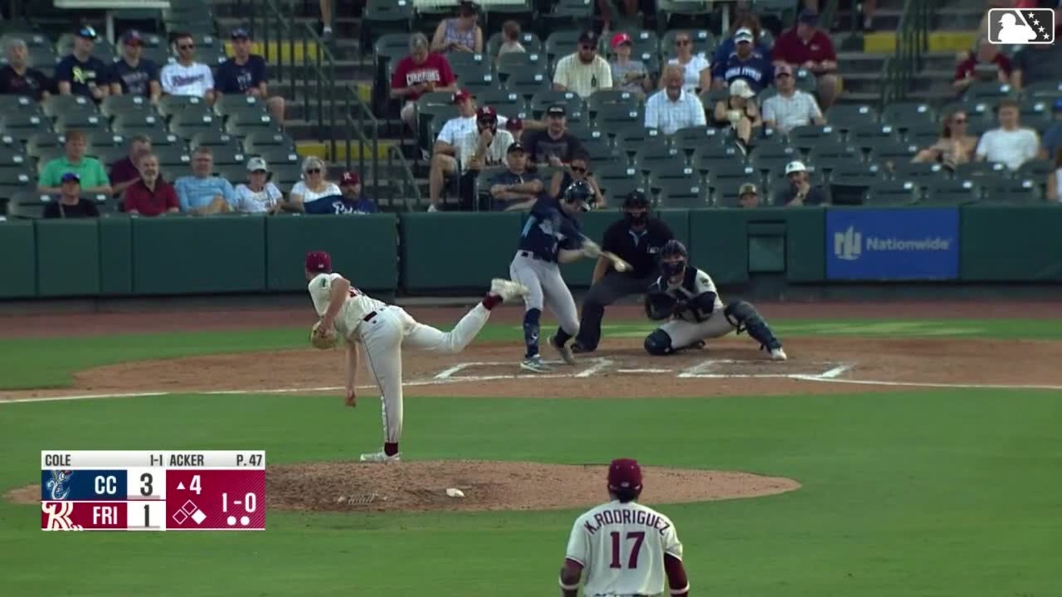 Zach Cole slugs his second homer 06/30/2024